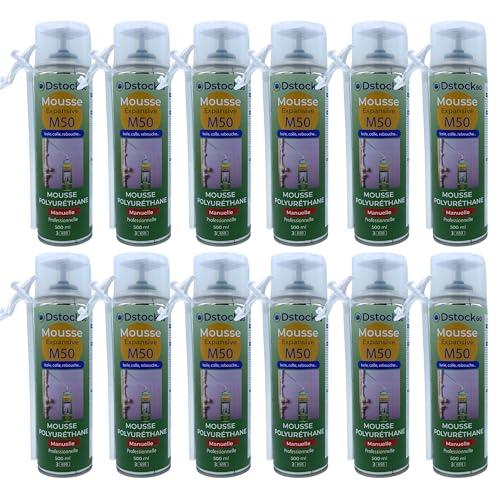 dstock60-mousse-expansive-manuelle-500ml-lot-de-12-polyur-thane image 5