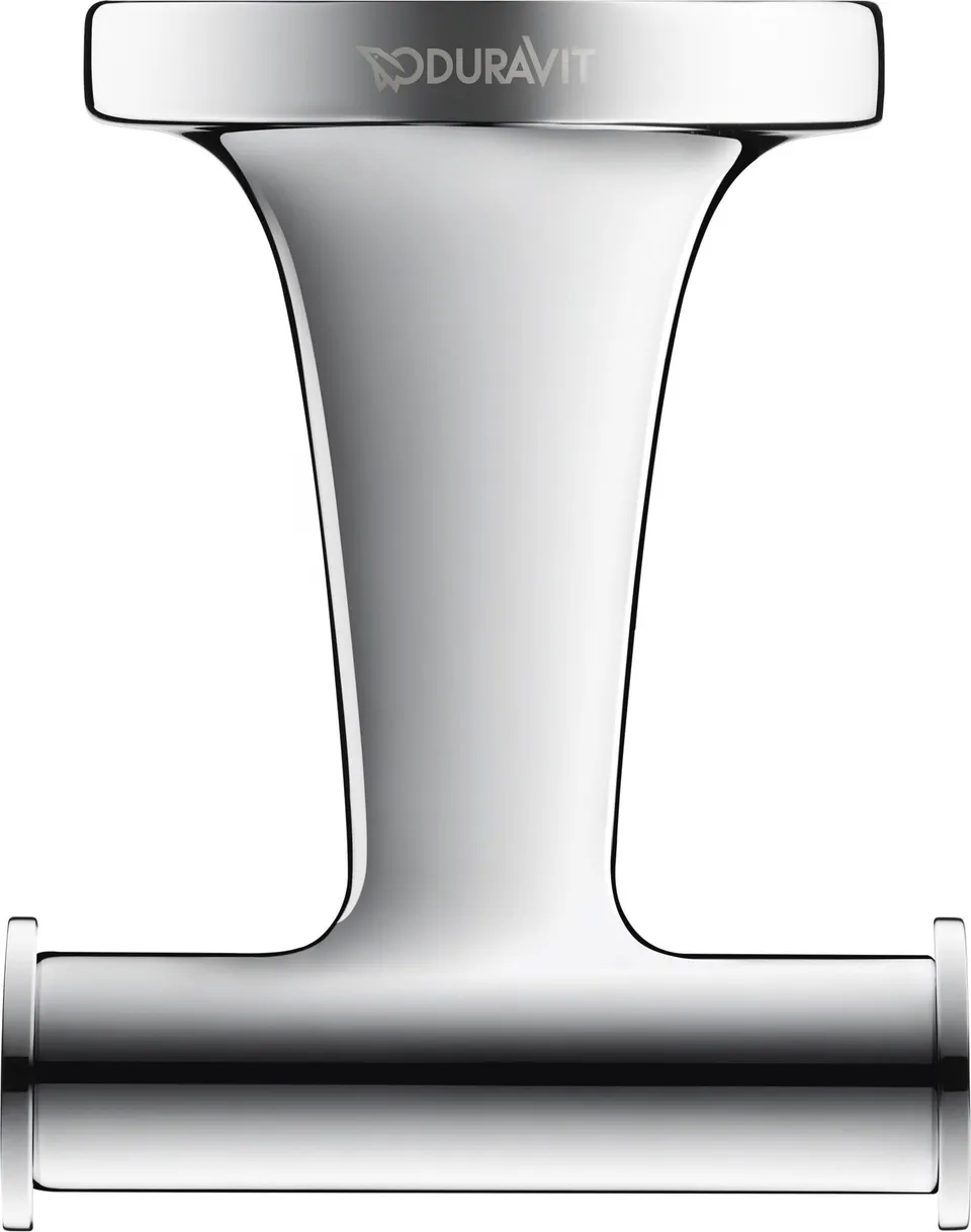 duravit-starck-t-009930-crochet-double-porte-serviettes-chrome image 1