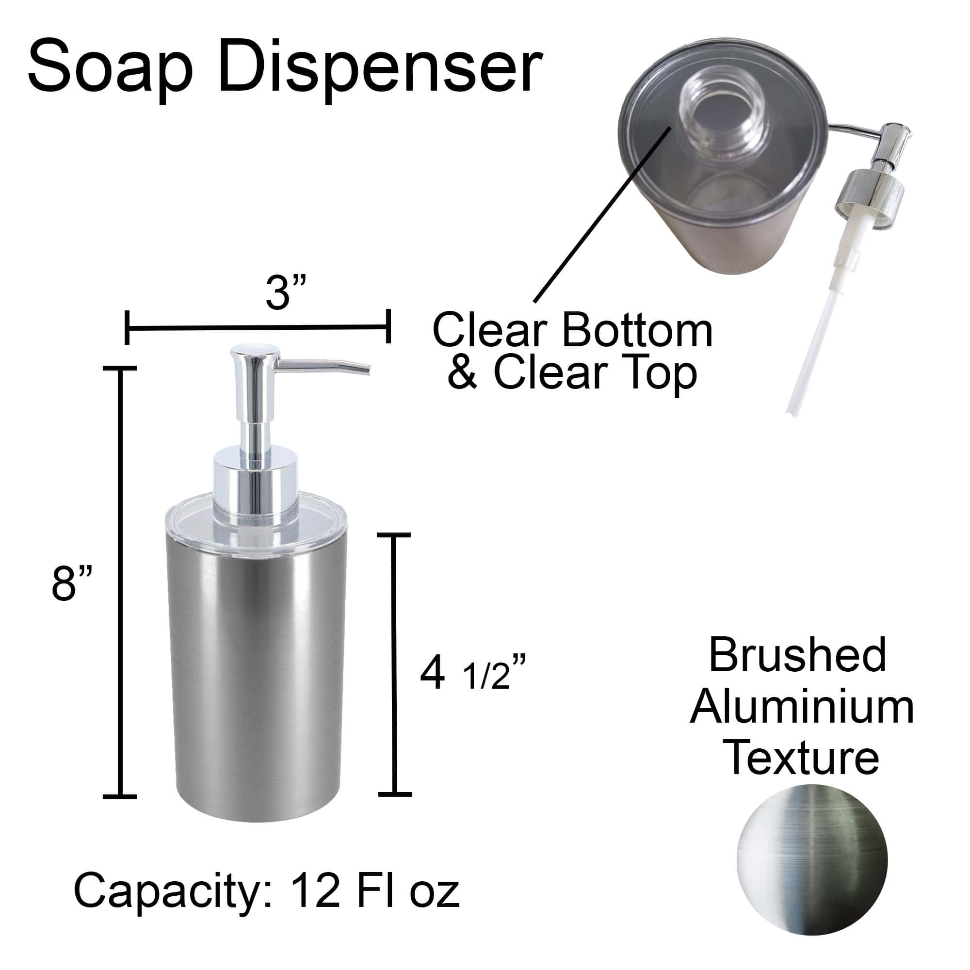 evideco-noumea-distributeur-de-savon-alu-bross-350-ml image 6