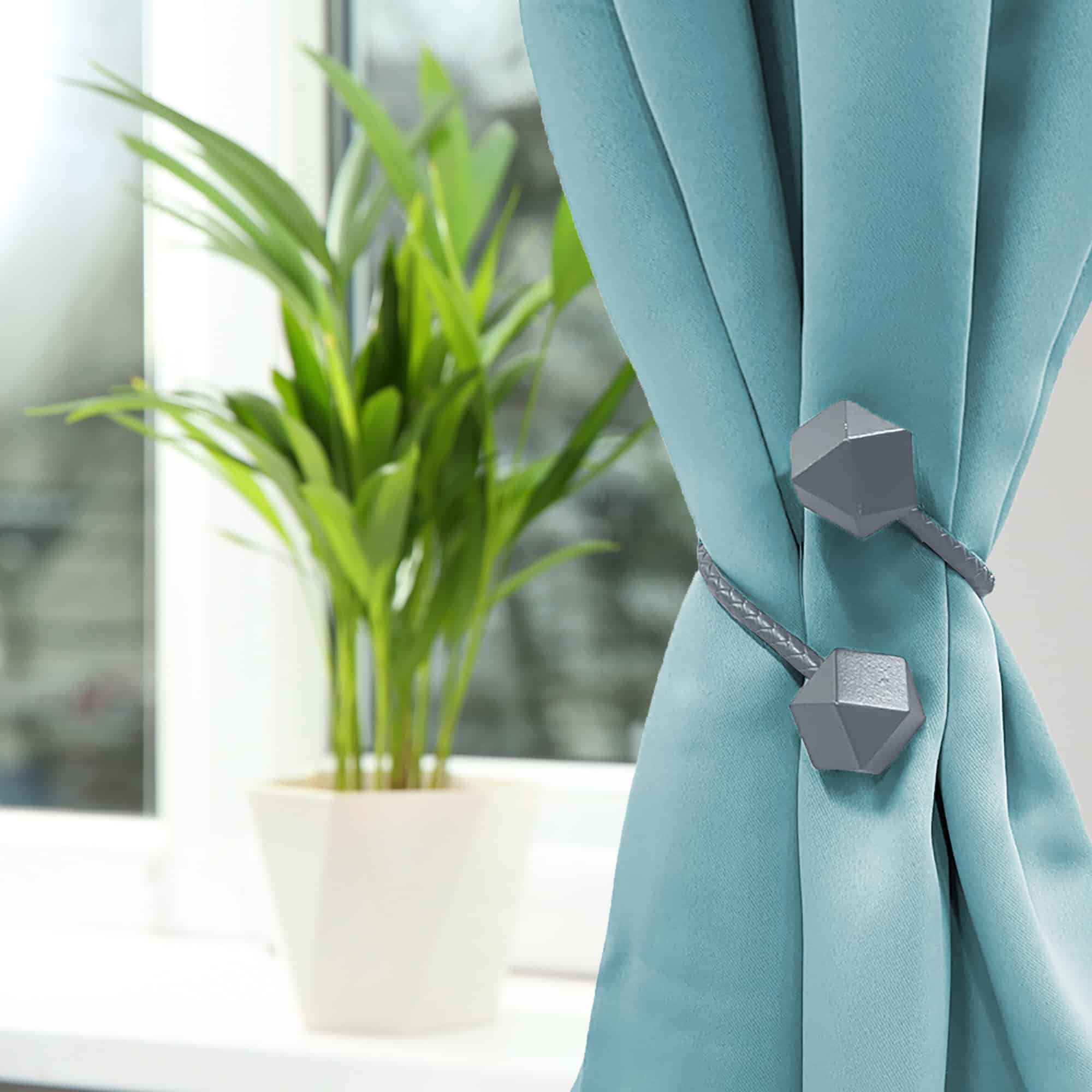 evideco-home-accessories-embrasse-rideau-gris-flexible-similicuir image 2