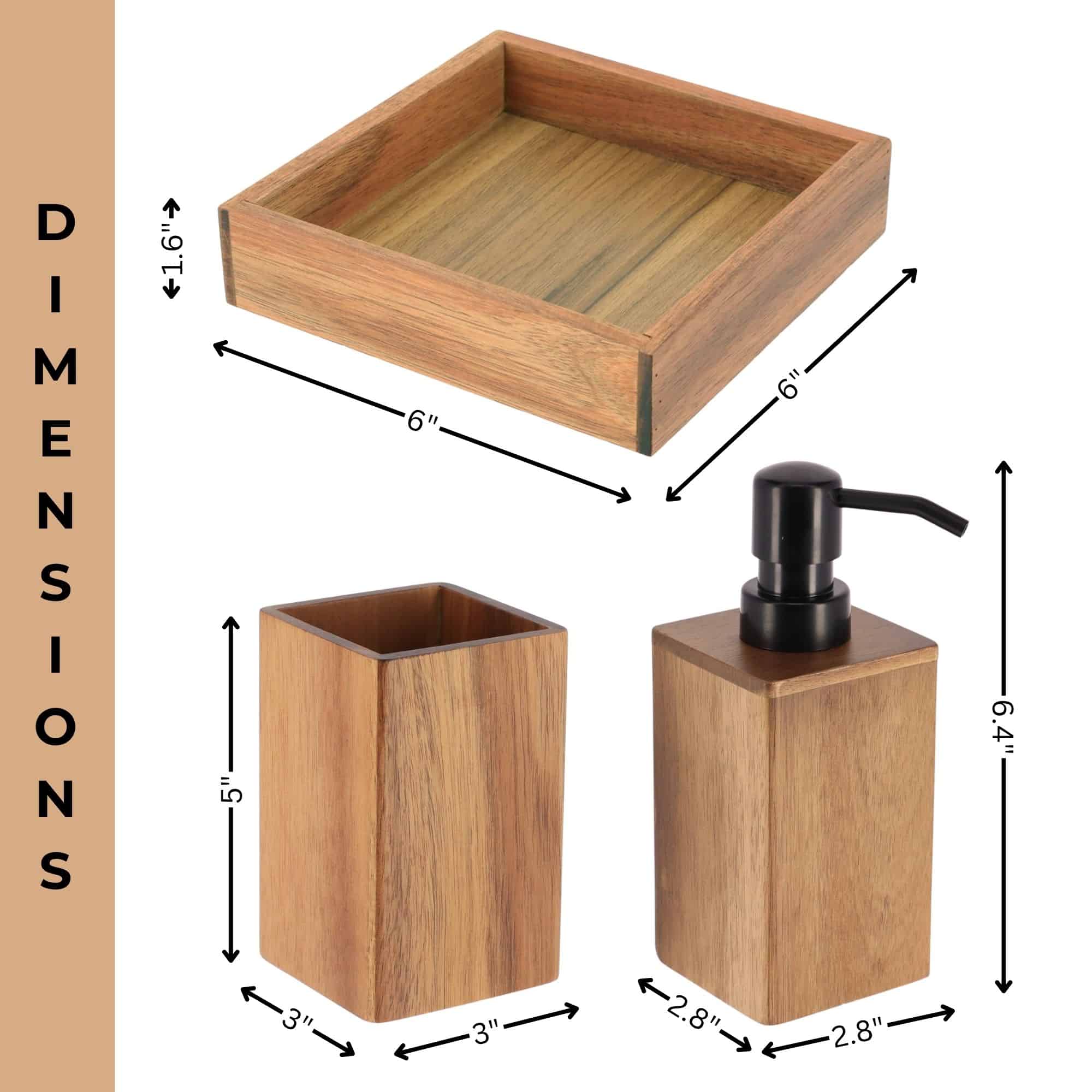 evideco-bathroom-set-accessoires-acacia-carr-3-pi-ces-plateau image 5