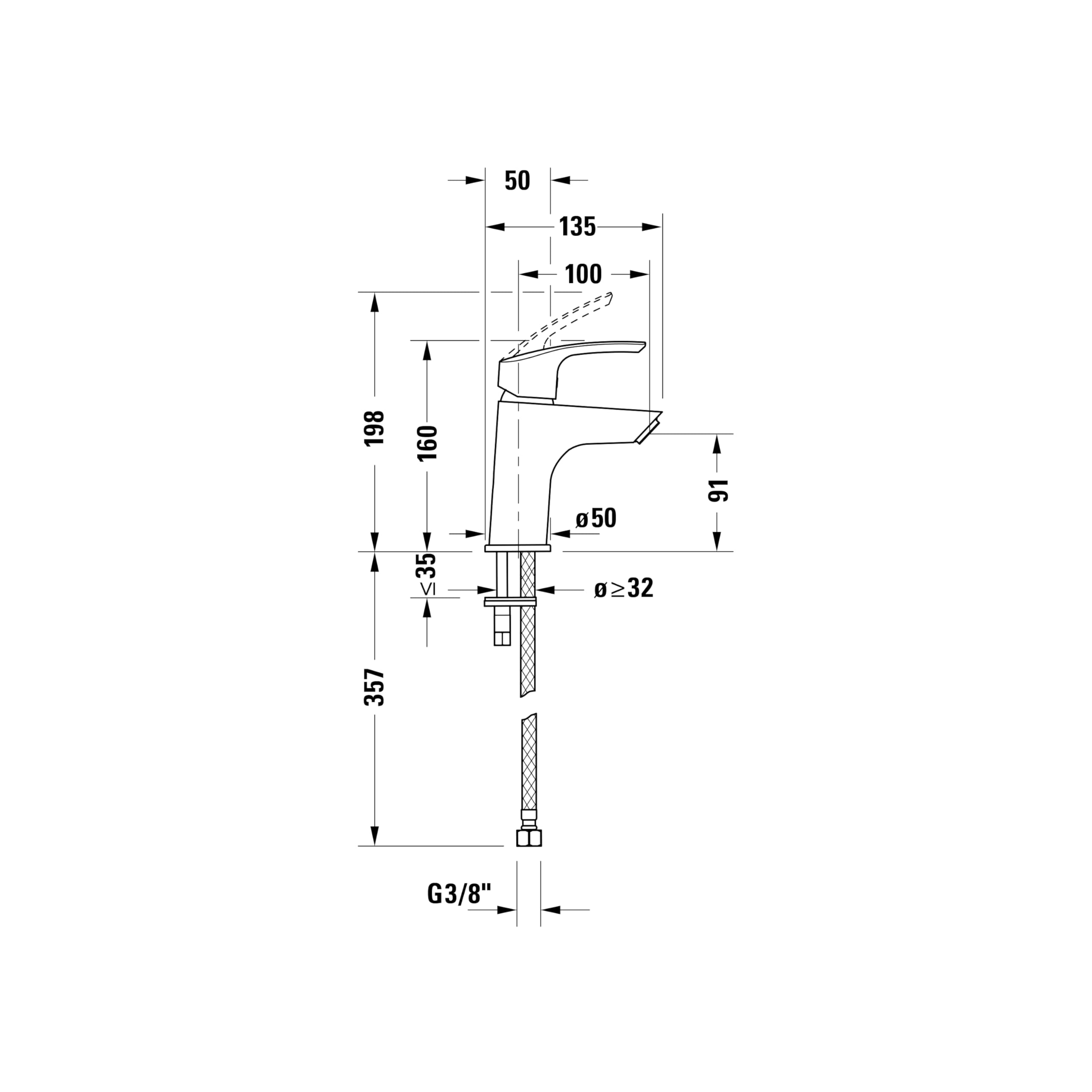 duravit-duravelez-mitigeur-lavabo-s-chrome-freshstart-sans-bonde image 4