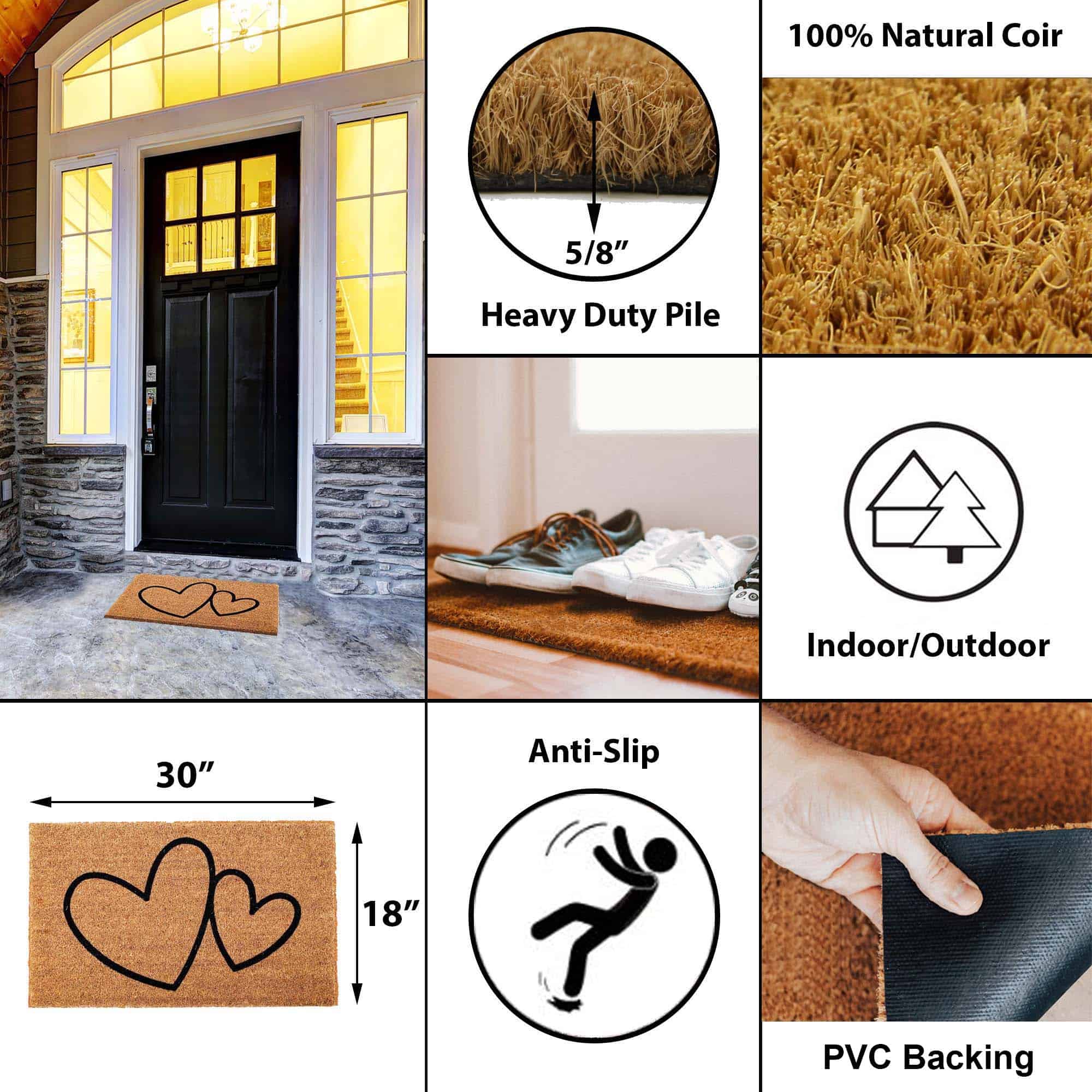 evideco-home-accessories-paillasson-coco-c-urs-30x18-naturel image 5