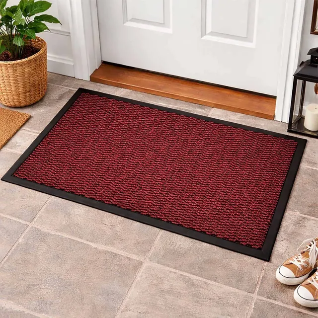 evideco-home-accessories-paillasson-rouge-xl-120x80-antidarapant image 1