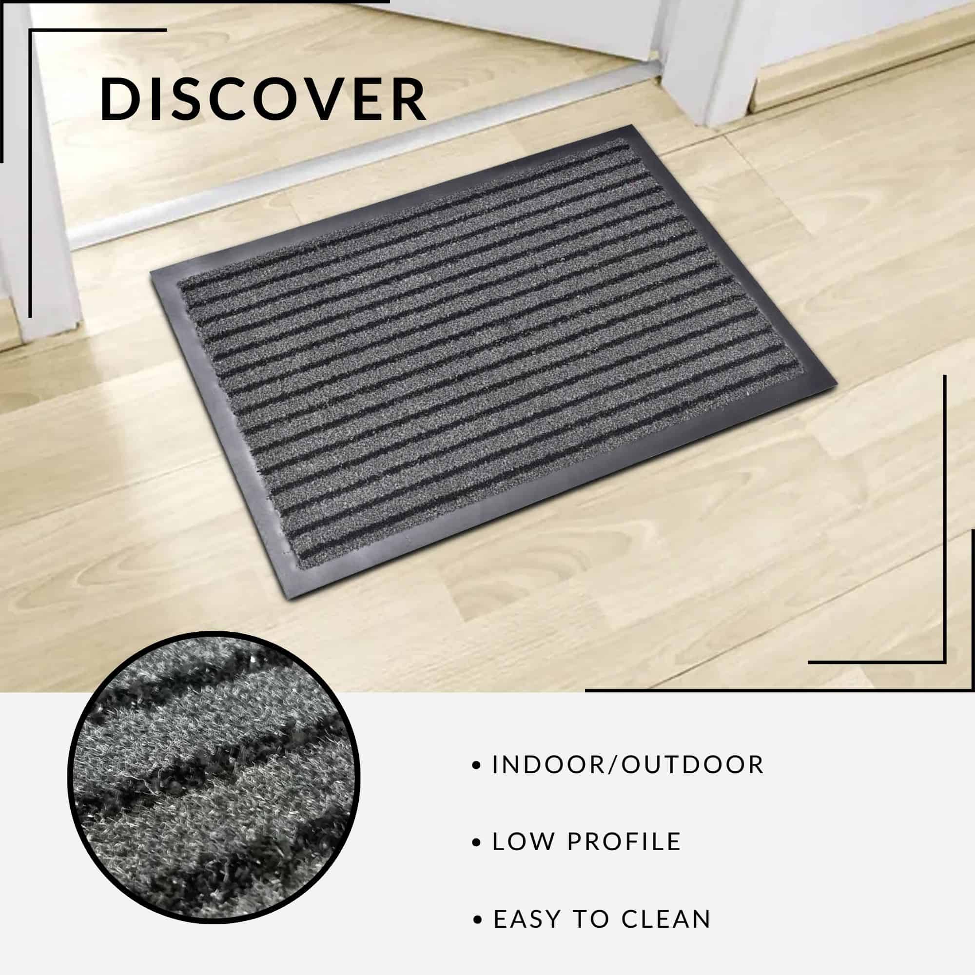 evideco-home-accessories-paillasson-gris-mado-61x41-cm image 2