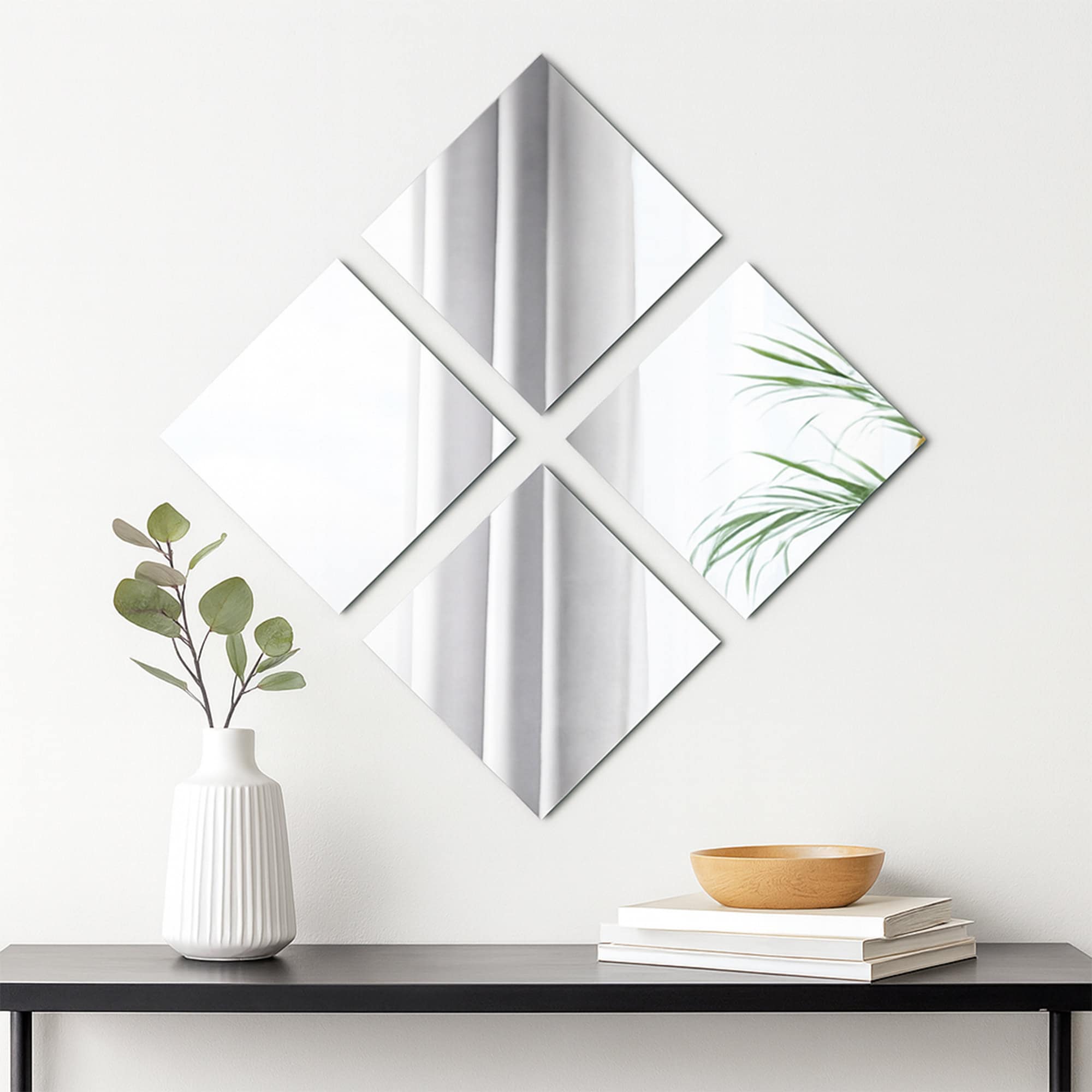 evideco-miroir-adh-sif-carr-mural-autocollant-lot-de-4 image 4