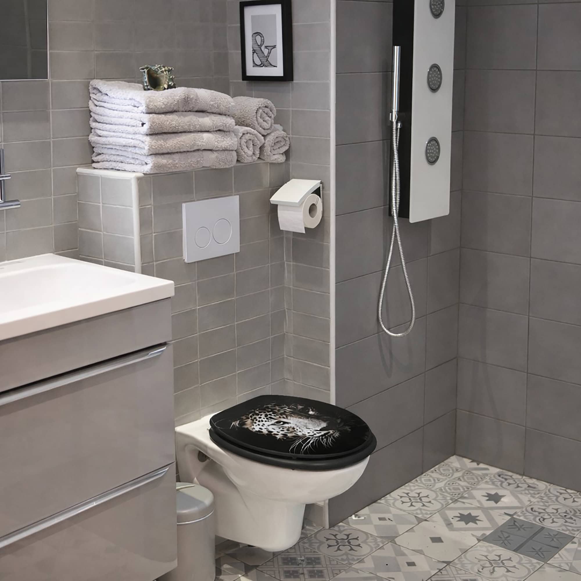 evideco-toilet-seats-abattant-wc-allong-45cm-l-opard-noir image 3
