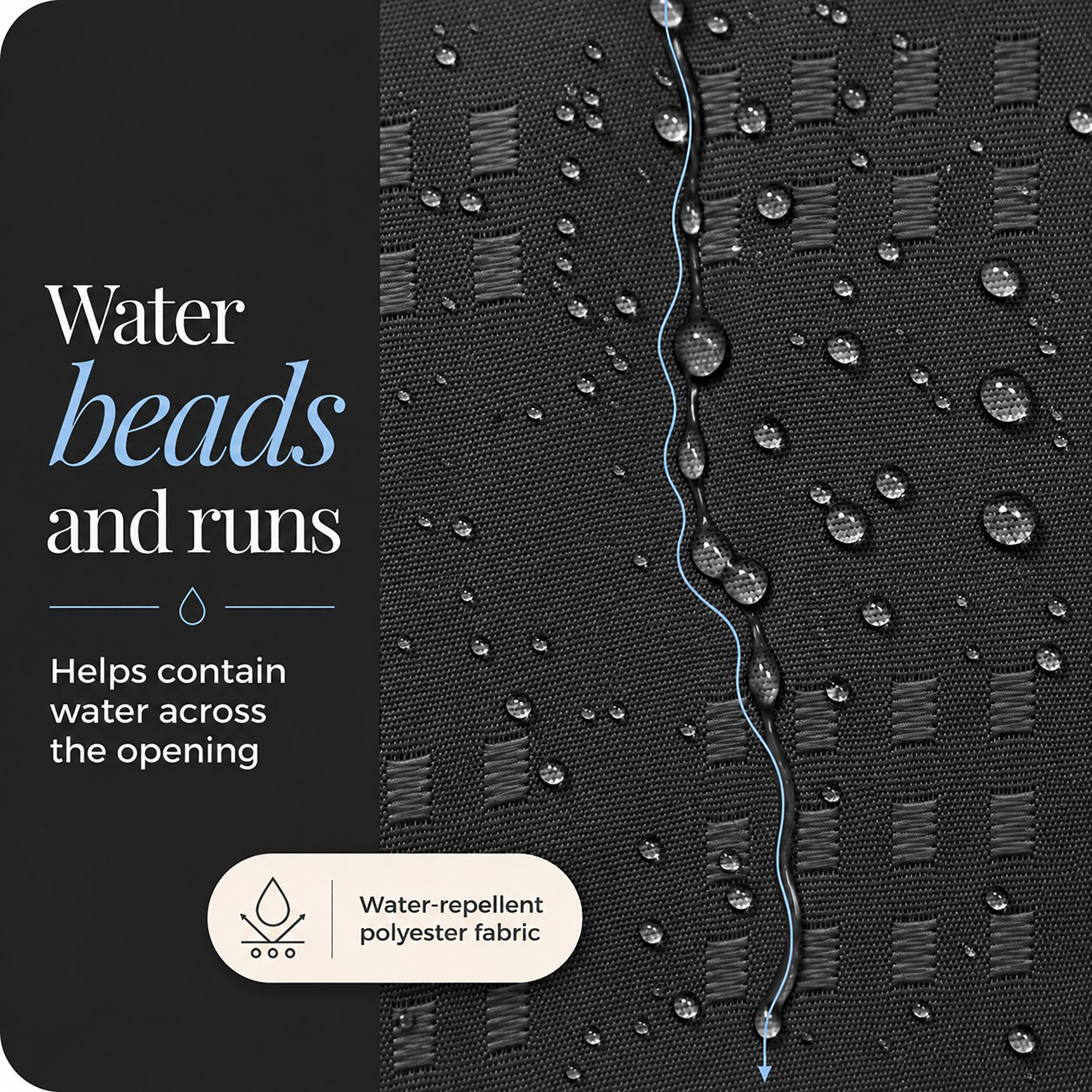 evideco-rideau-de-douche-noir-sans-crochets-180x200-extra-long image 5