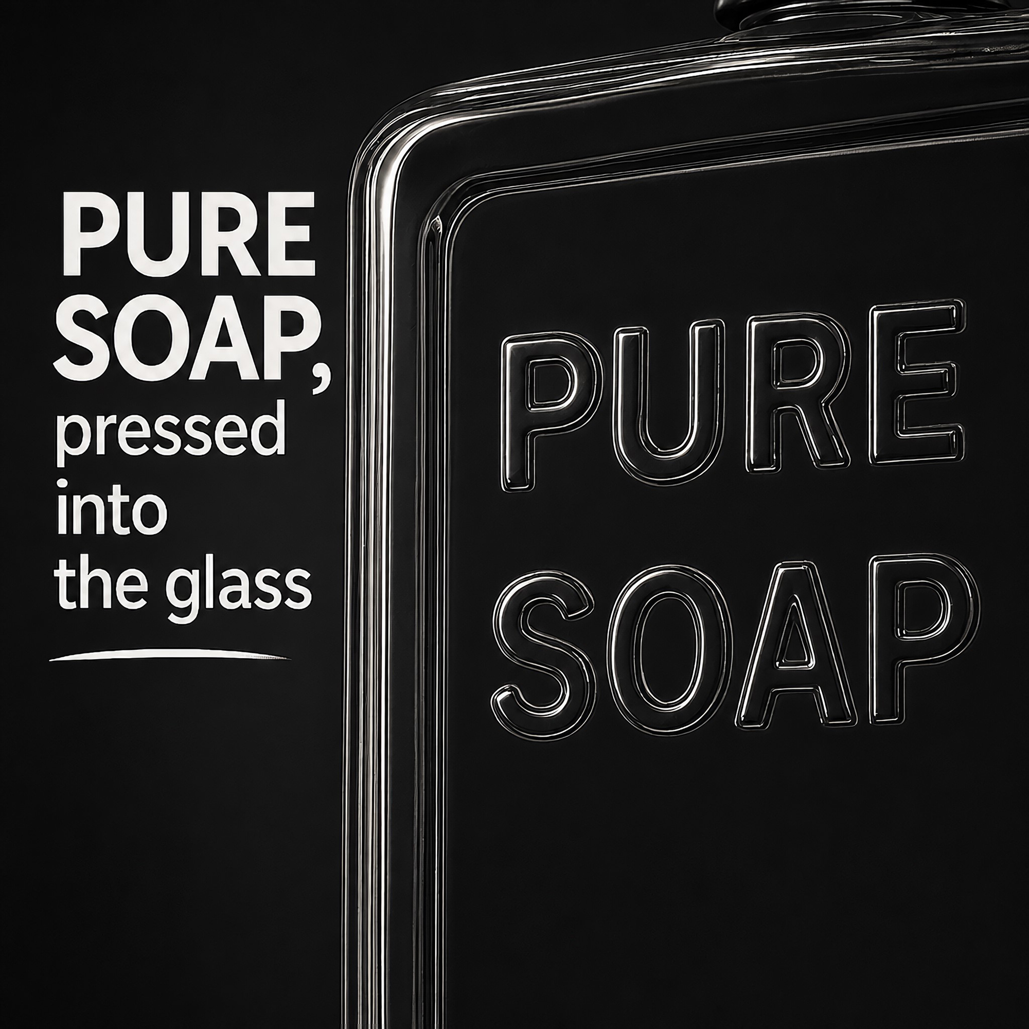 evideco-pure-soap-distributeur-savon-verre-transparent-532ml image 8