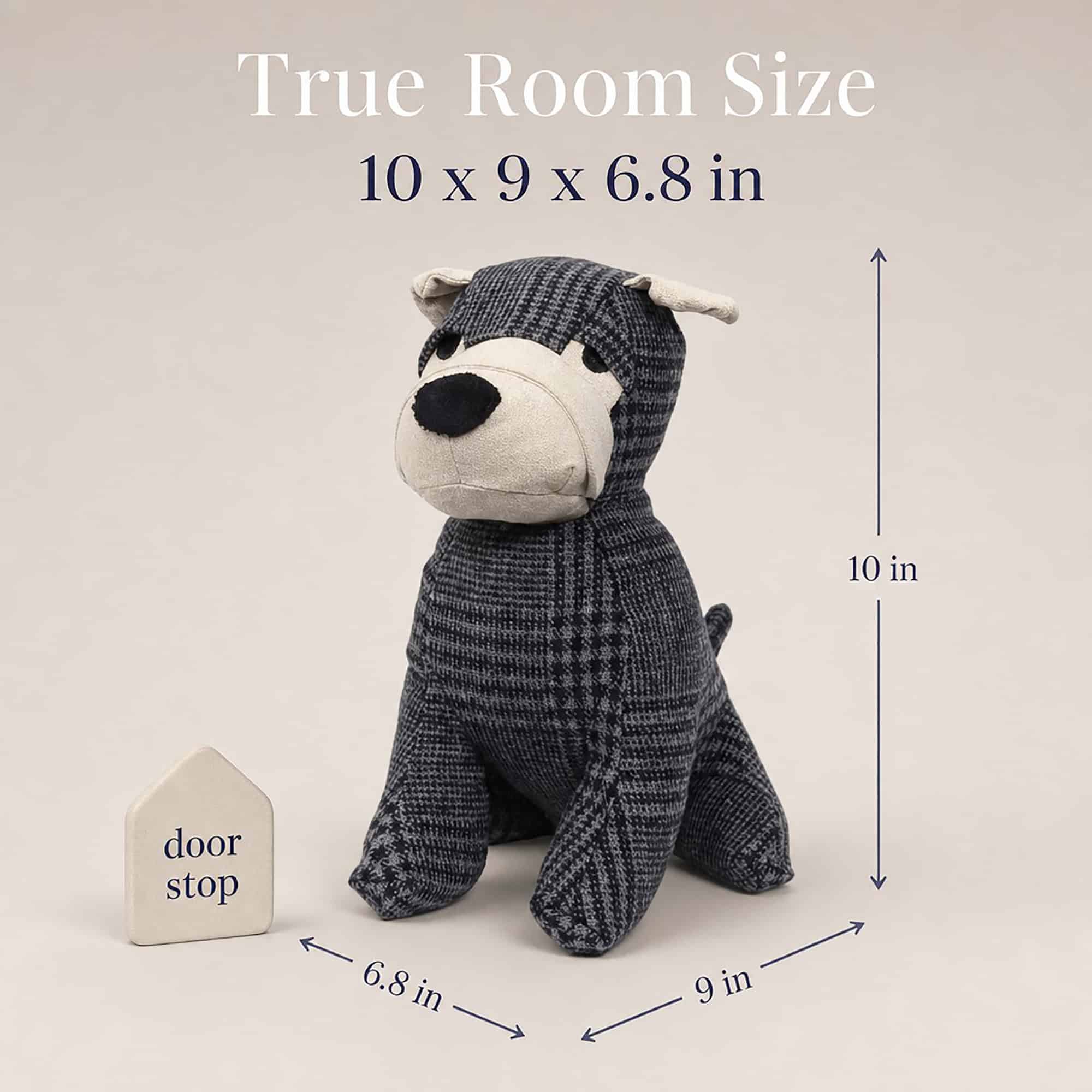 evideco-home-accessories-cale-porte-chien-gris-tartan-1-kg image 5