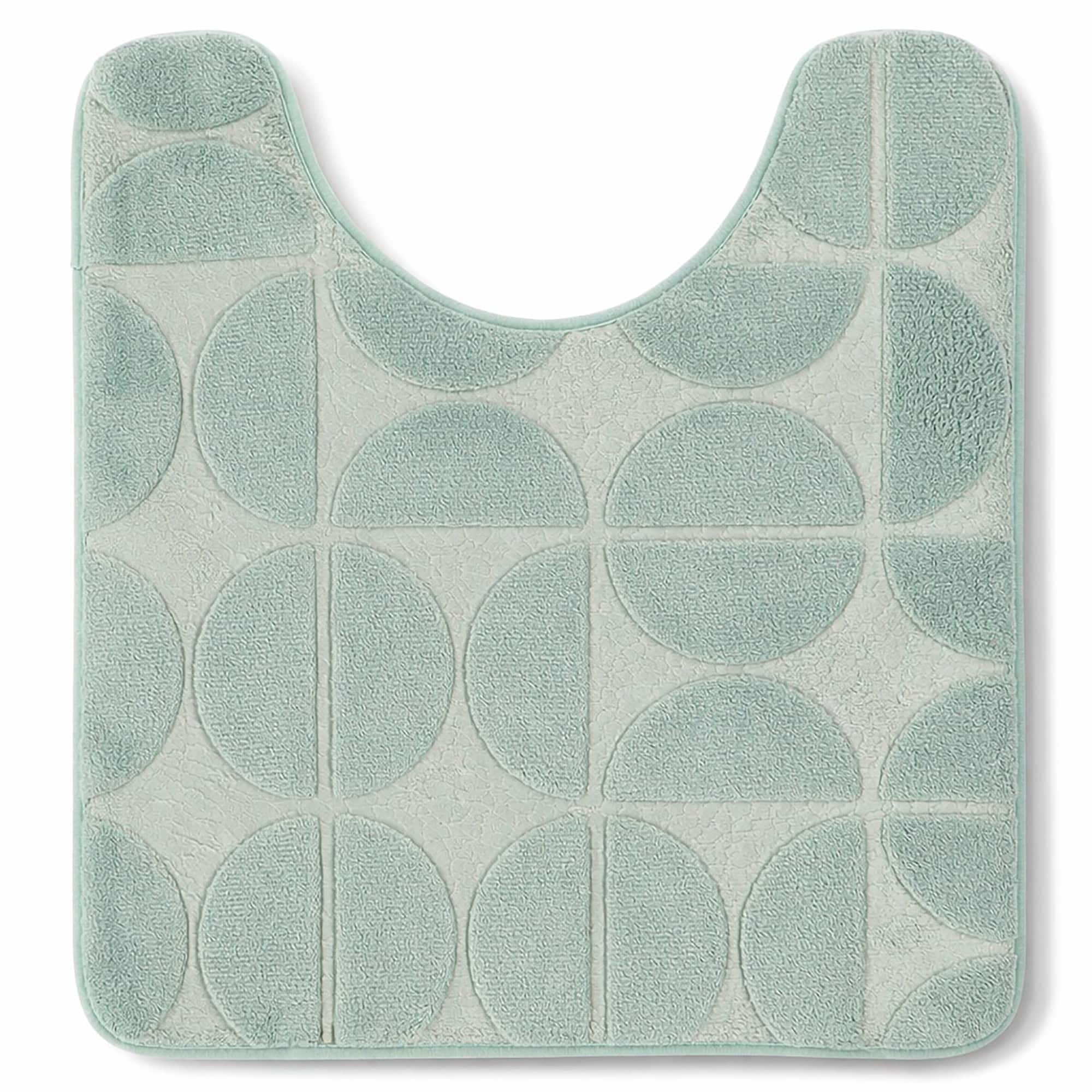 evideco-demi-lune-tapis-wc-contour-sauge-50x45-cm-m-moire image 8