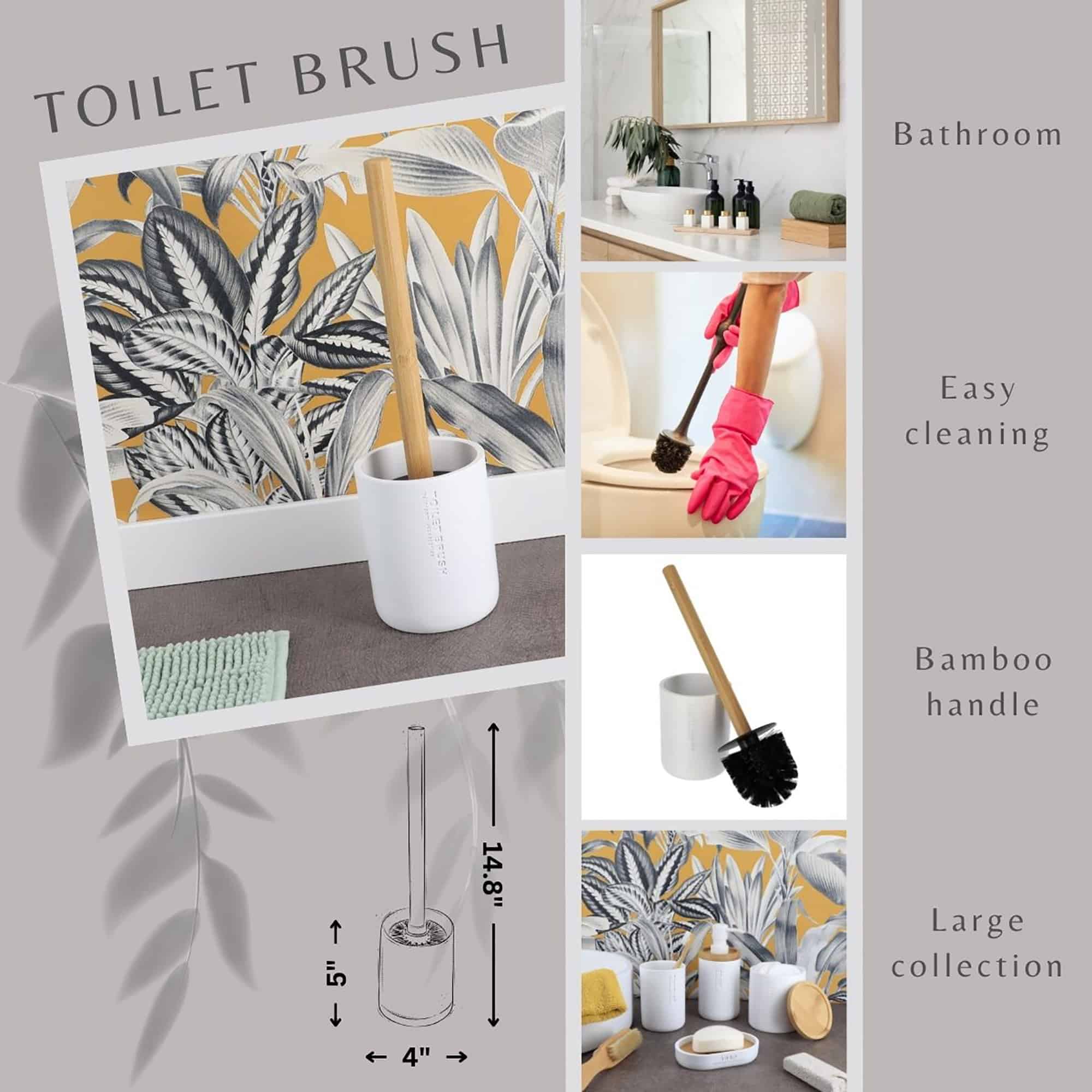 evideco-toilet-seats-brosse-wc-blanc-mat-bambou-avec-support image 4