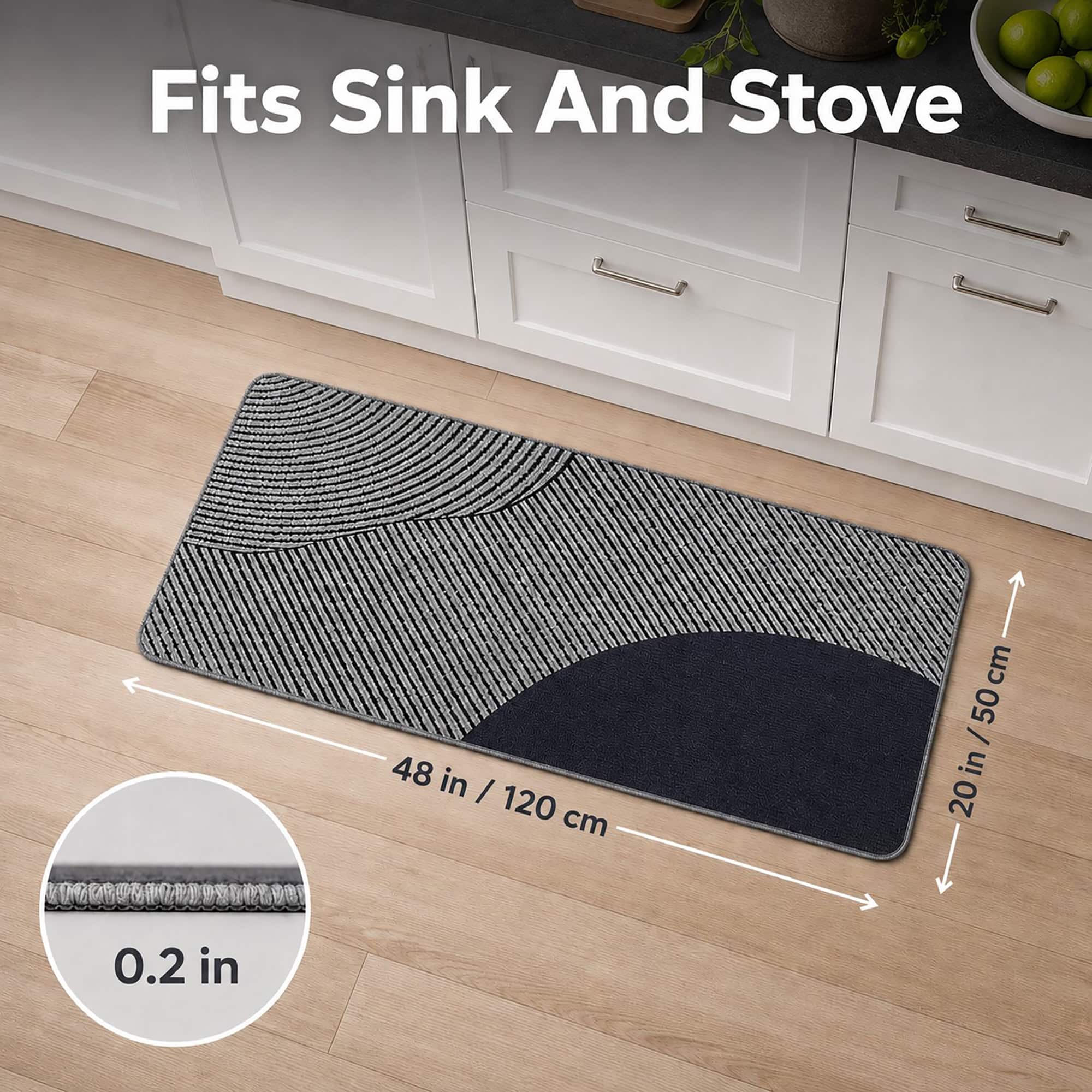 evideco-home-accessories-tapis-cuisine-gris-g-om-trique-20x48 image 3