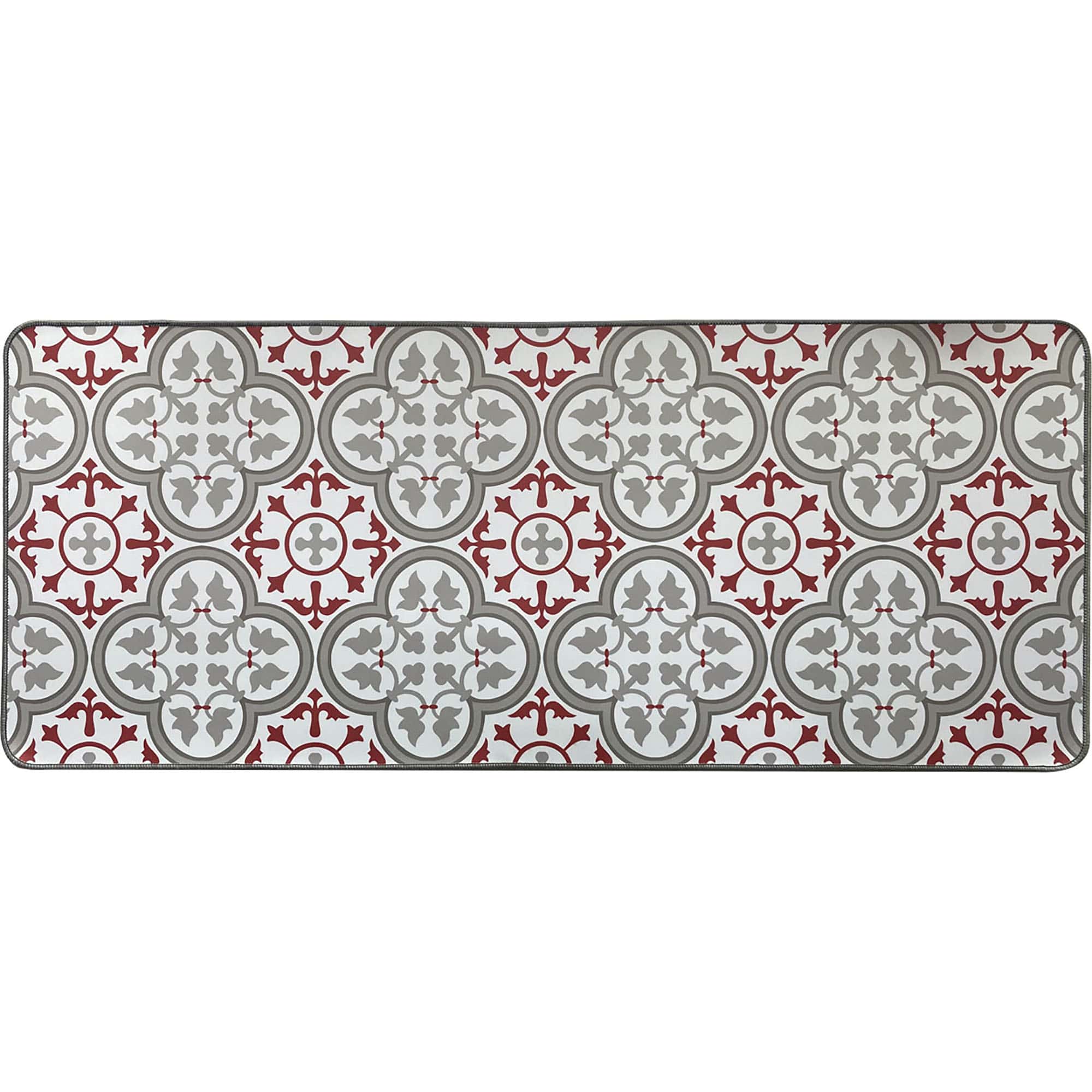 evideco-paco-tapis-cuisine-runner-rouge-gris-119x51 image 8