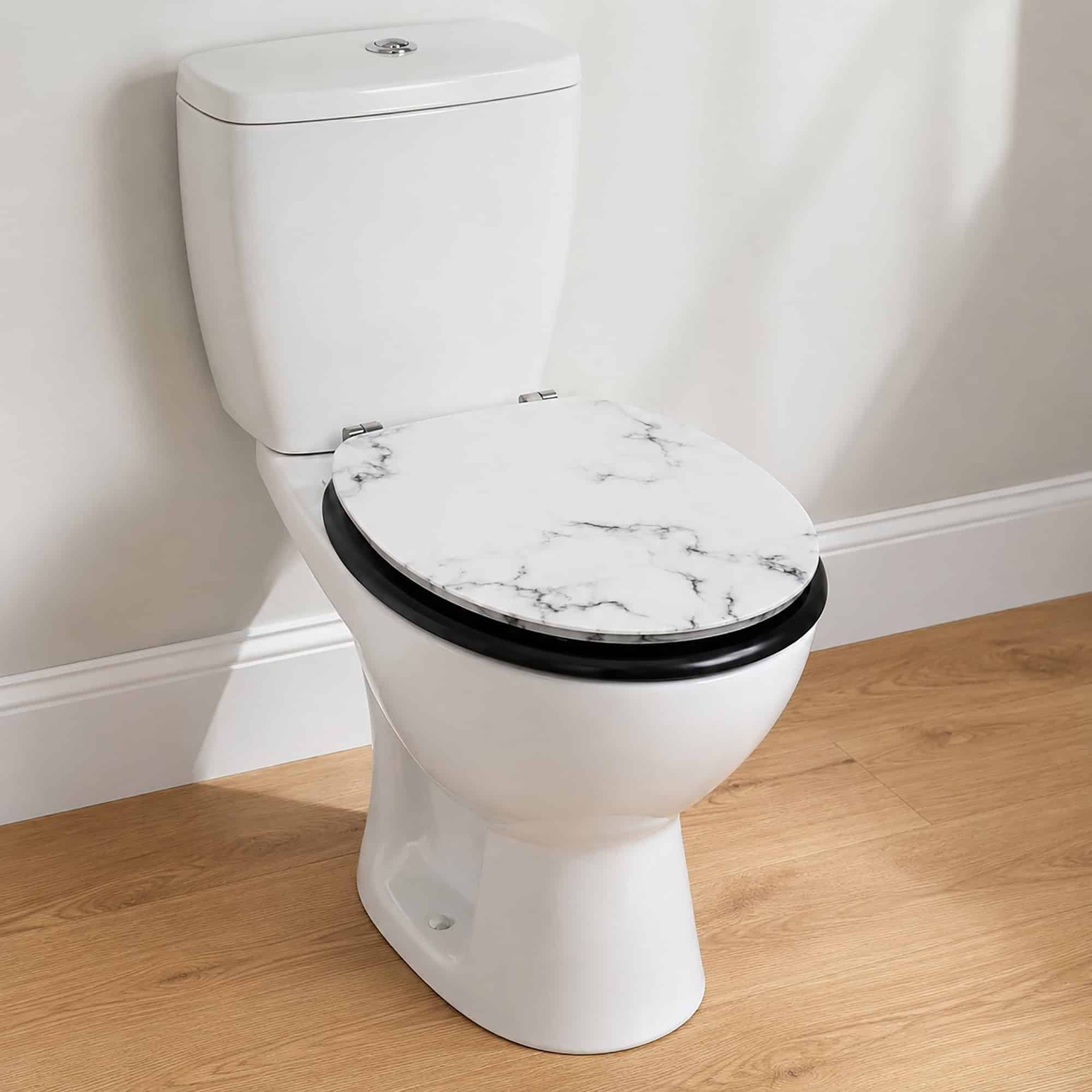 evideco-carrara-noir-abattant-wc-allong-18-pouces-marbre image 1