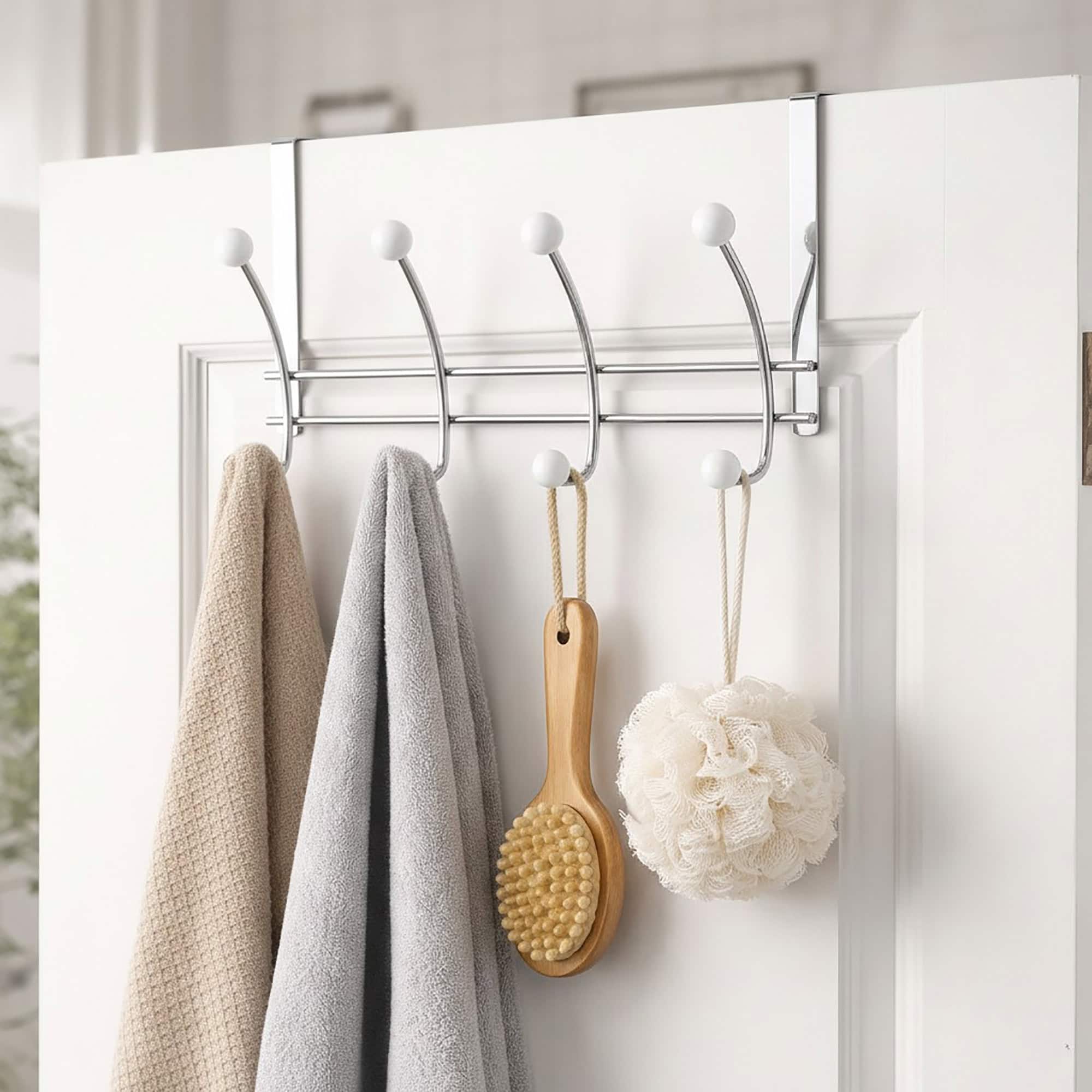 evideco-pat-re-porte-8-crochets-chrome-blanc image 1
