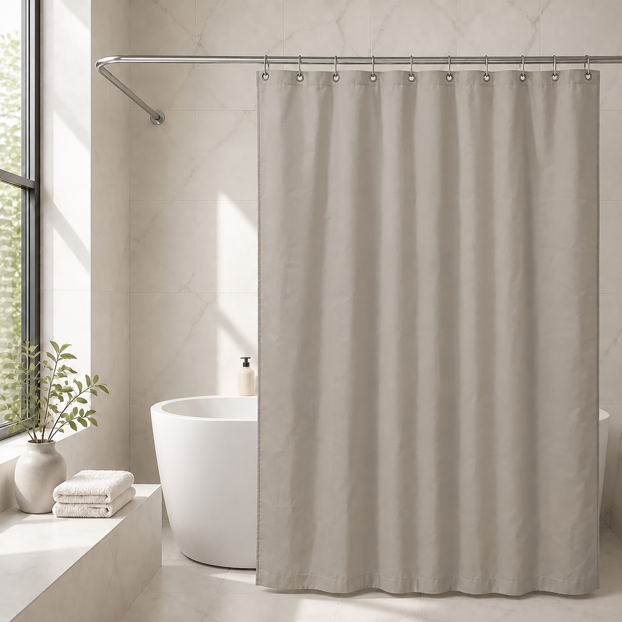 evideco-rideau-douche-taupe-200x180-extra-long-12-anneaux image 8