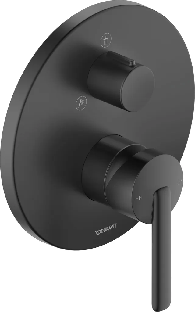 duravit-balcoon-mitigeur-douche-encastr-noir-mat-2-sorties image 1