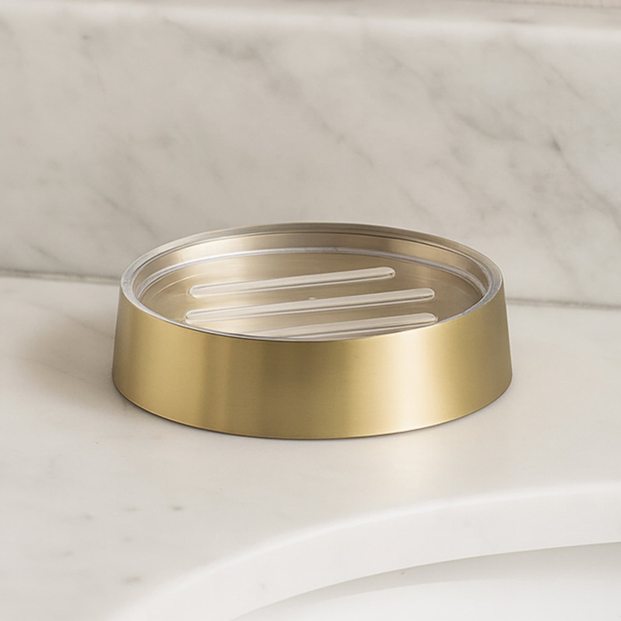 evideco-golden-porte-savon-dor-bross-coupelle-or image 3