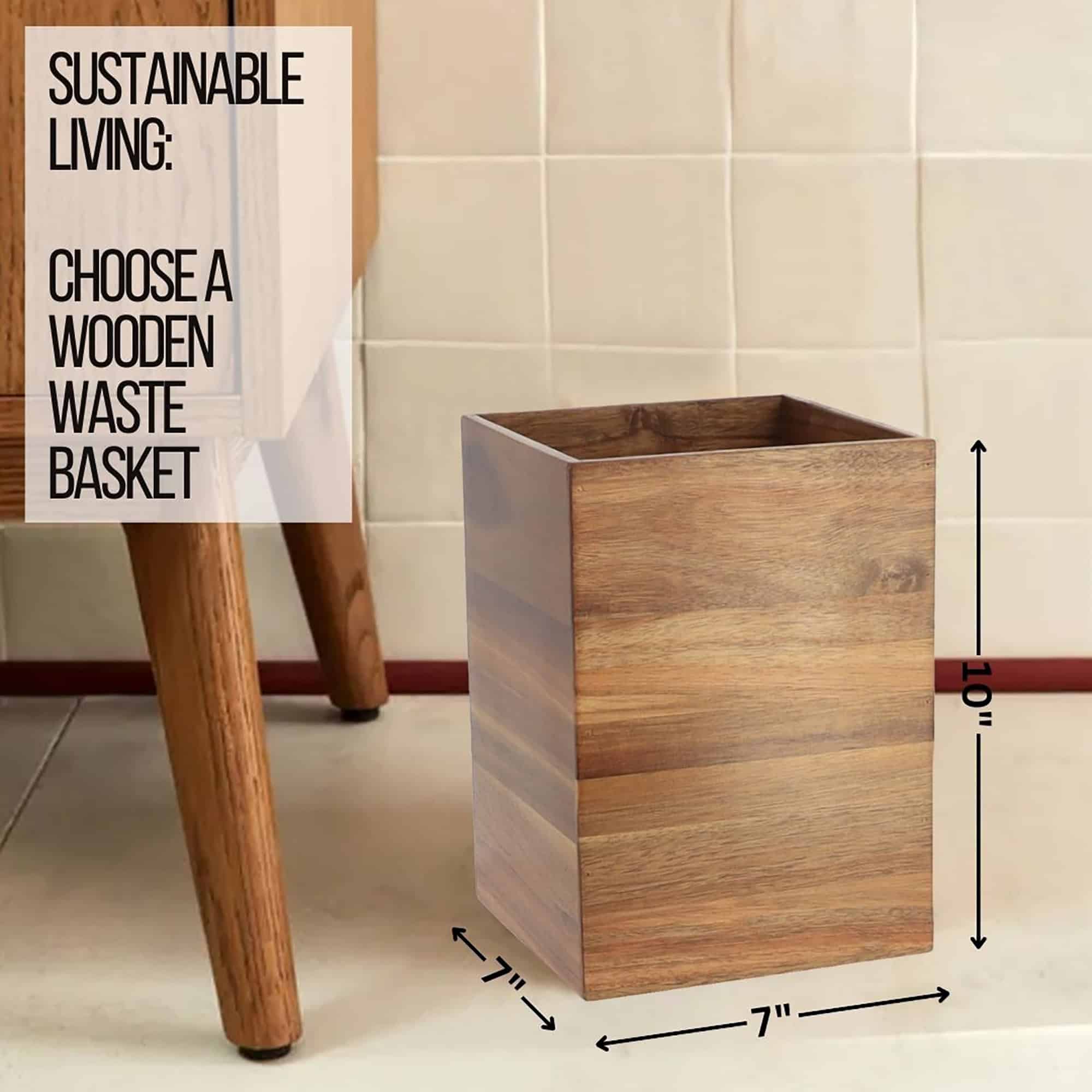 evideco-home-accessories-poubelle-acacia-carr-e-7-5-l-salle-bain image 4