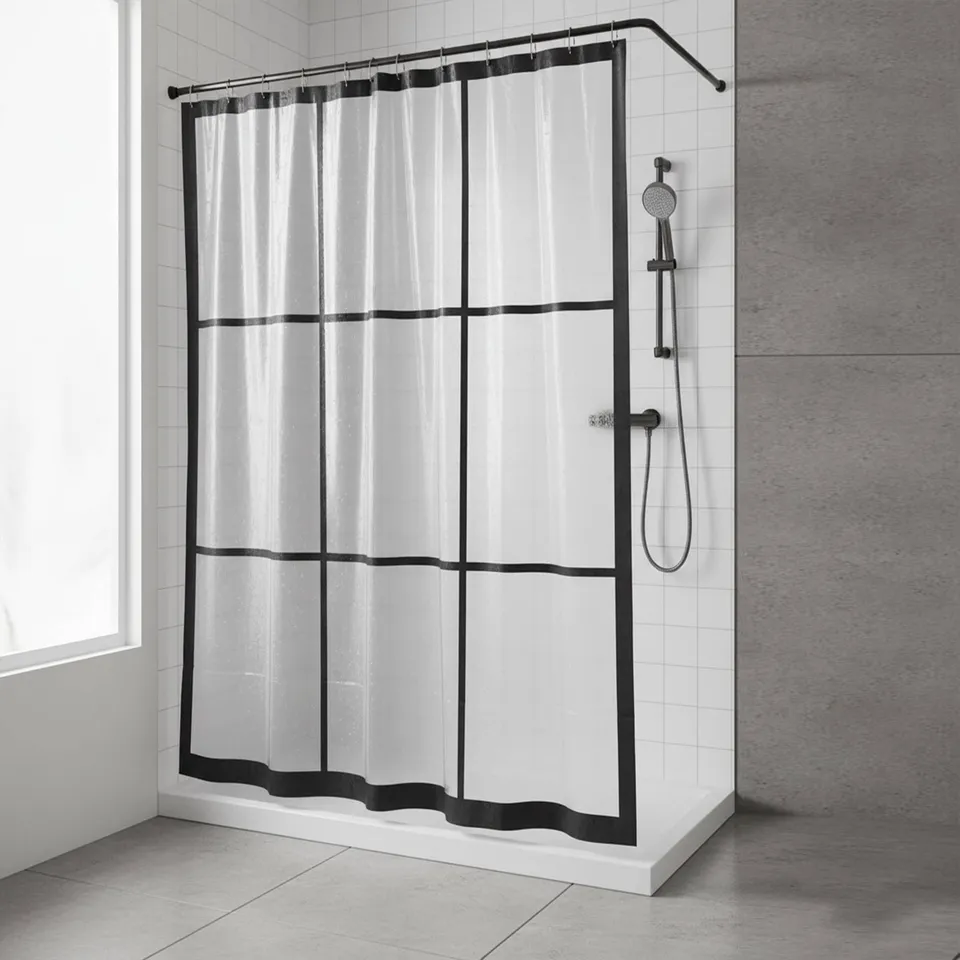 evideco-rideau-de-douche-transparent-fen-tre-noire-180x180 image 1