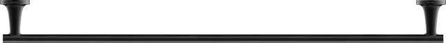 duravit-starck-t-porte-serviettes-mural-81cm-noir-mat-1-bras image 1