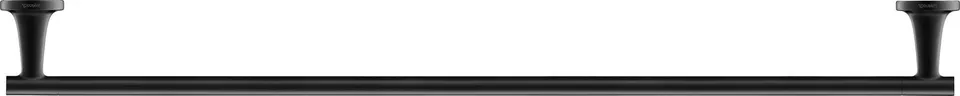 duravit-starck-t-porte-serviettes-mural-81cm-noir-mat-1-bras image 1