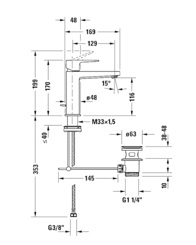 duravit-manhattan-mh1022001010-mitigeur-lavabo-chrom-minusflow image 5