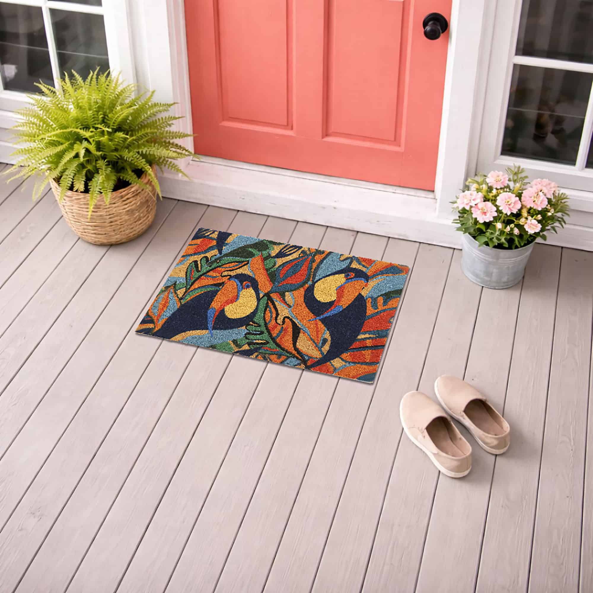 evideco-paillasson-coco-toucans-multicolore-60x40-cm-abrit image 4