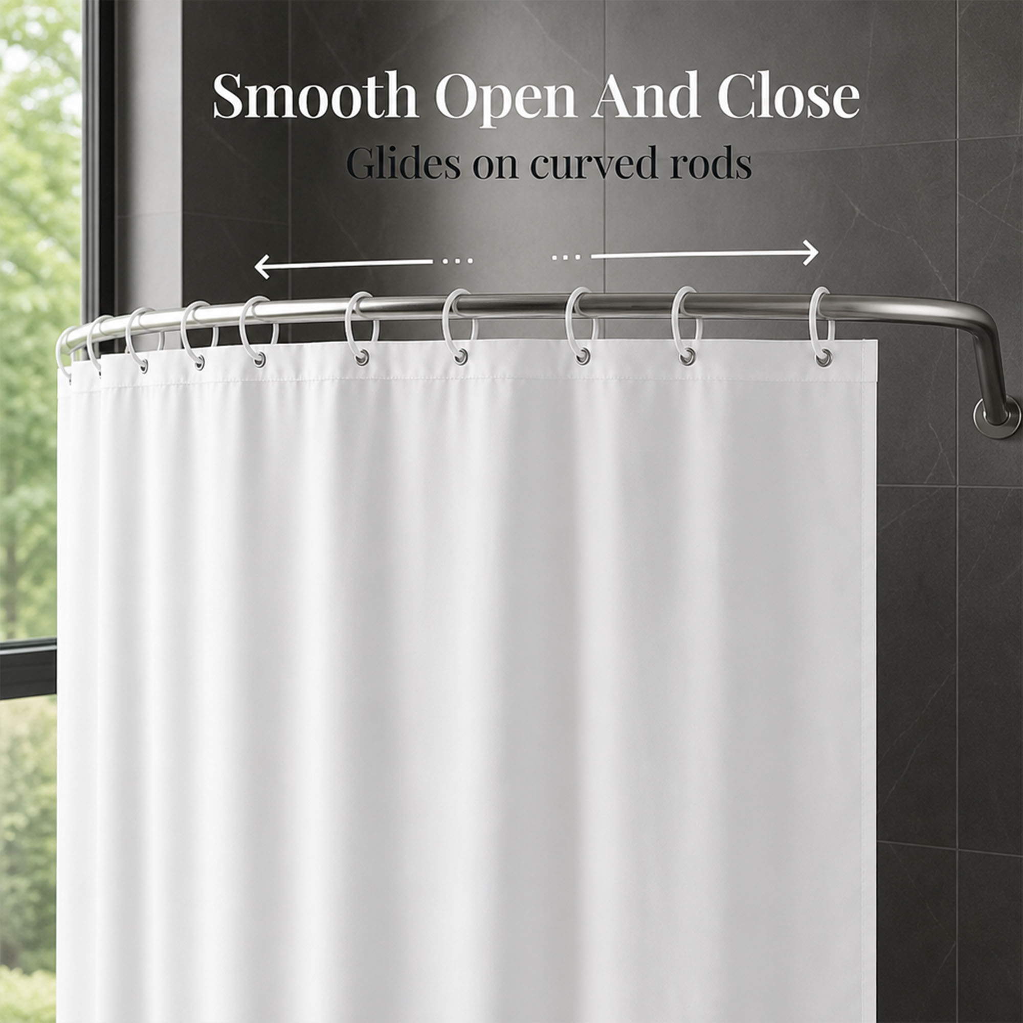 evideco-shower-accessories-rideau-douche-blanc-extra-large-240x200 image 6