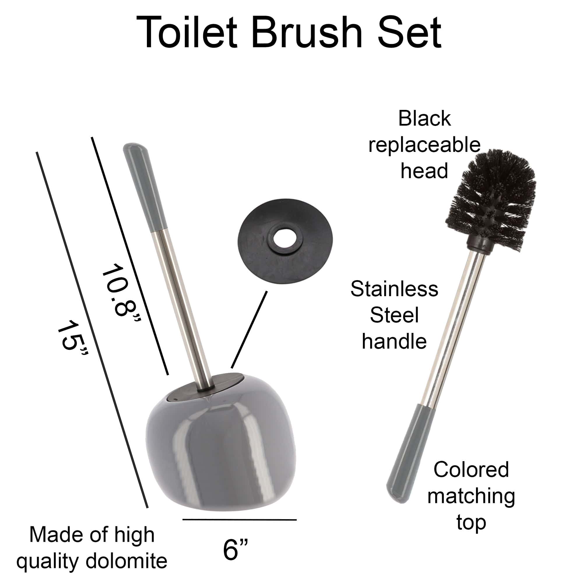 evideco-pise-brosse-wc-grise-autoportante-avec-support image 4