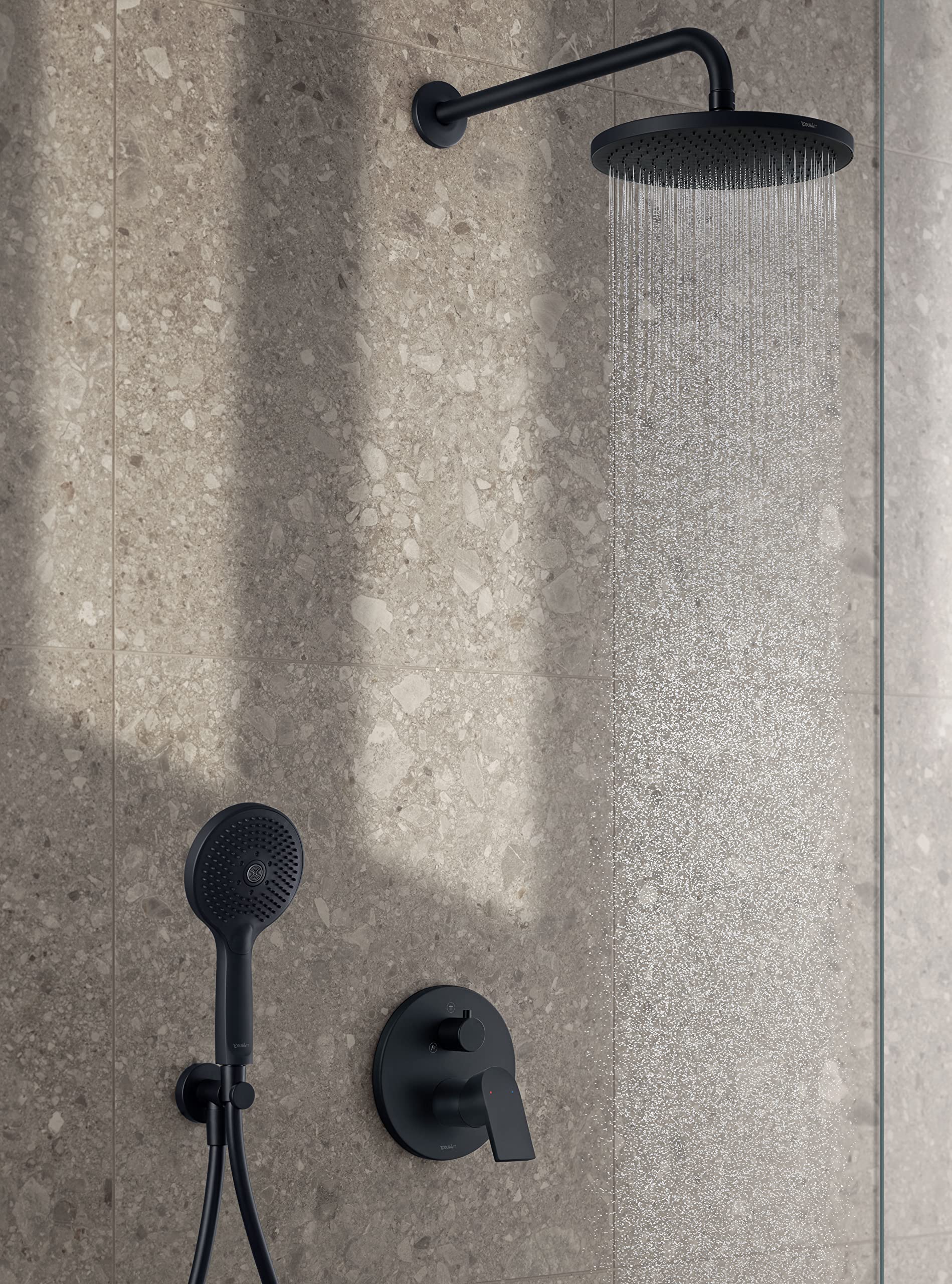 duravit-universal-pomme-de-douche-250-mm-noir-mat-jet-rain image 4