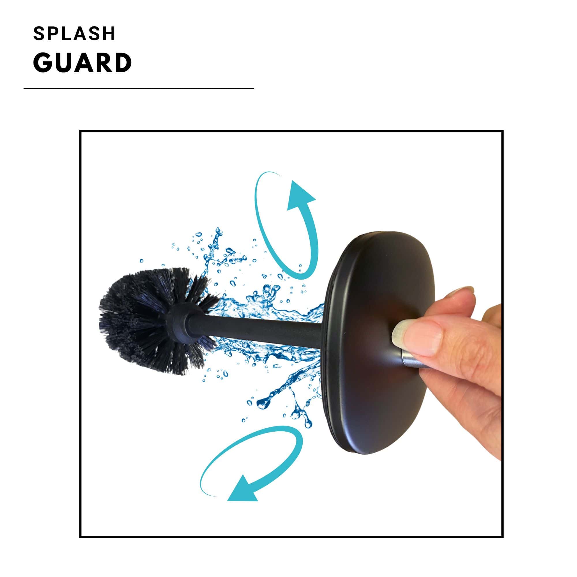 evideco-brosse-wc-noire-m-tal-carr-e-avec-support image 4
