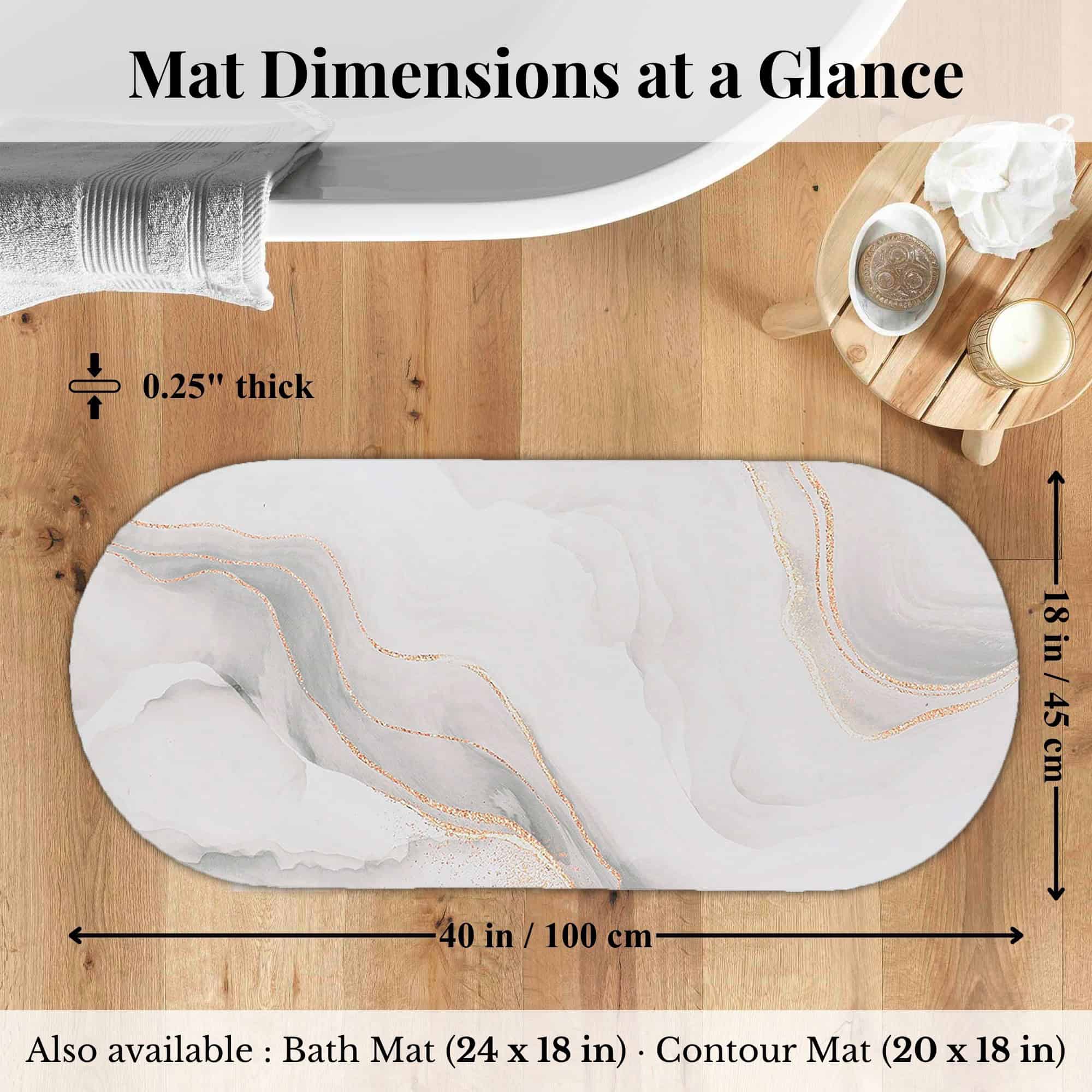 evideco-marble-vein-tapis-bain-runner-absorbant-40x18-marbre image 7