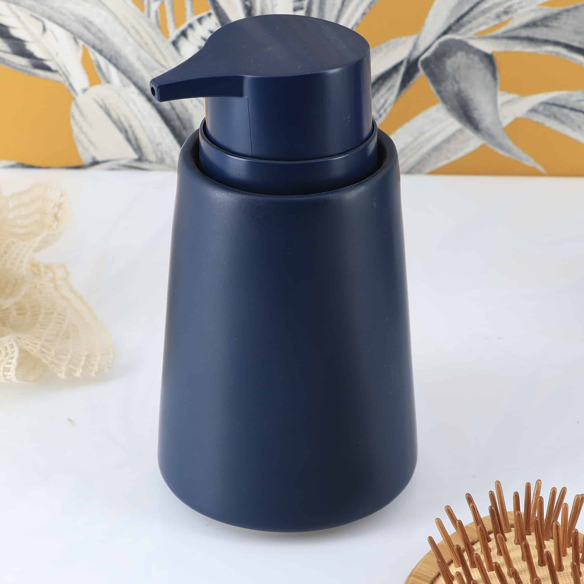 evideco-distributeur-savon-gr-s-bleu-marine-400-ml image 2