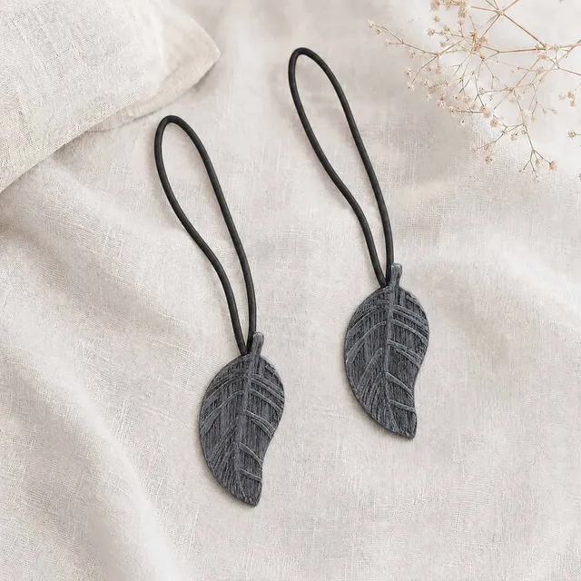 evideco-home-accessories-lot-2-embrasses-rideau-magn-tique-gris image 1