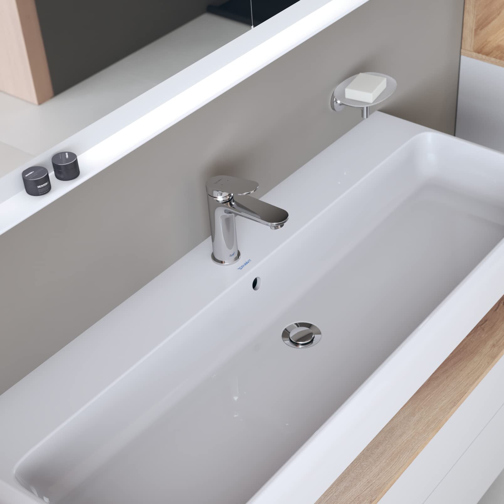 duravit-wave-wa1012001010-mitigeur-lavabo-chrome-minusflow image 2