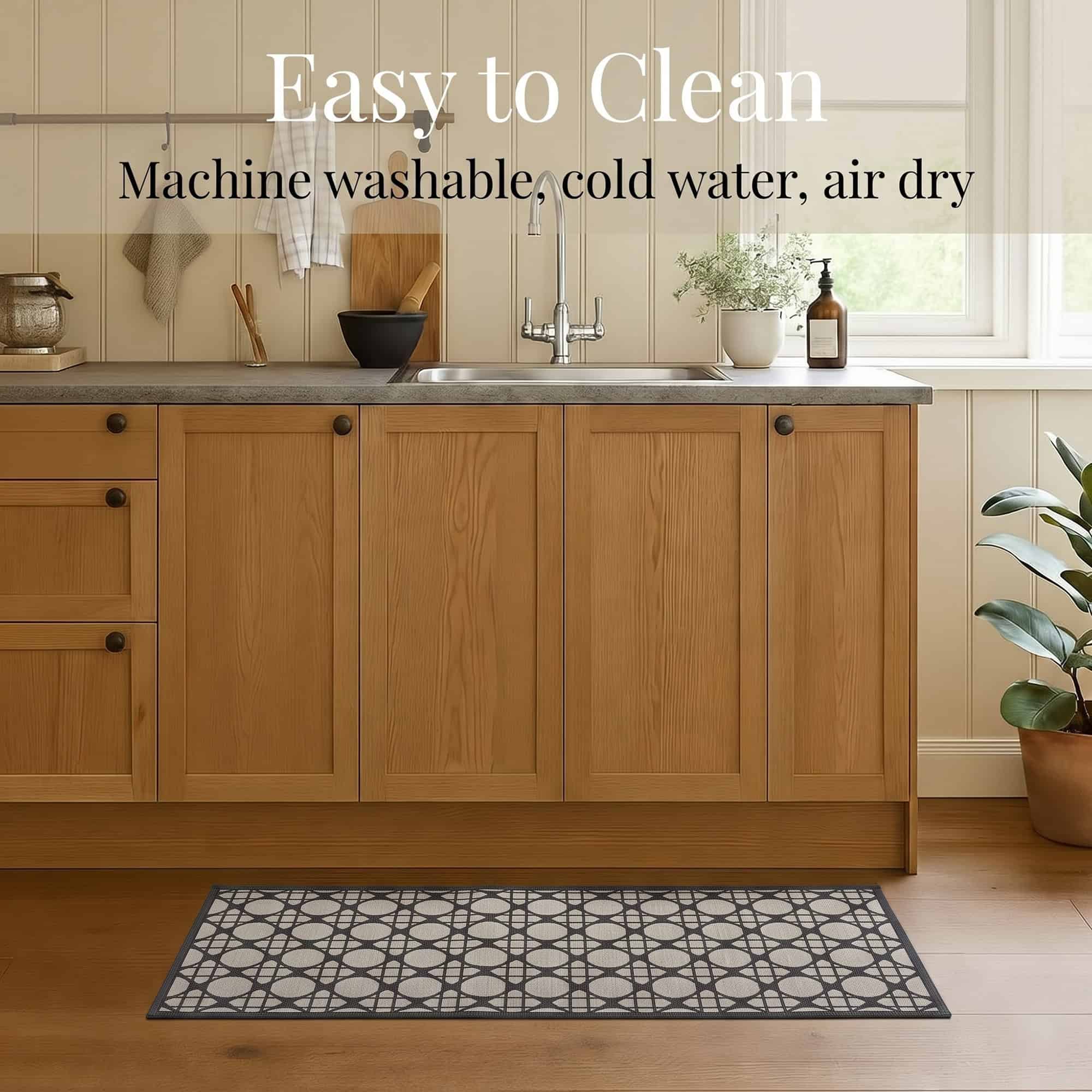 evideco-circles-gray-tapis-cuisine-20x32-20x48-gris image 5