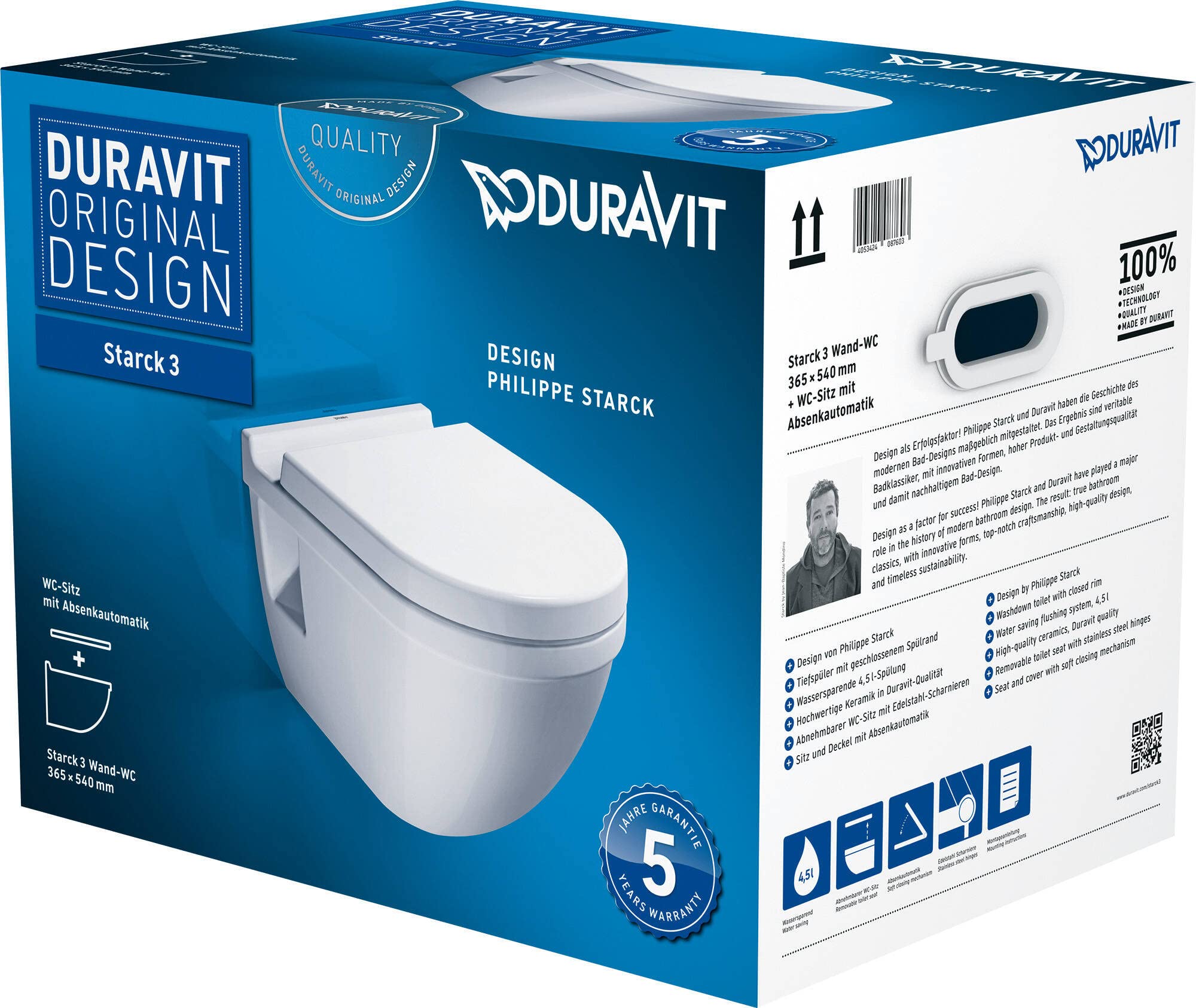 duravit-starck-3-42000900a1-wc-suspendu-blanc-abattant-soft-close image 1