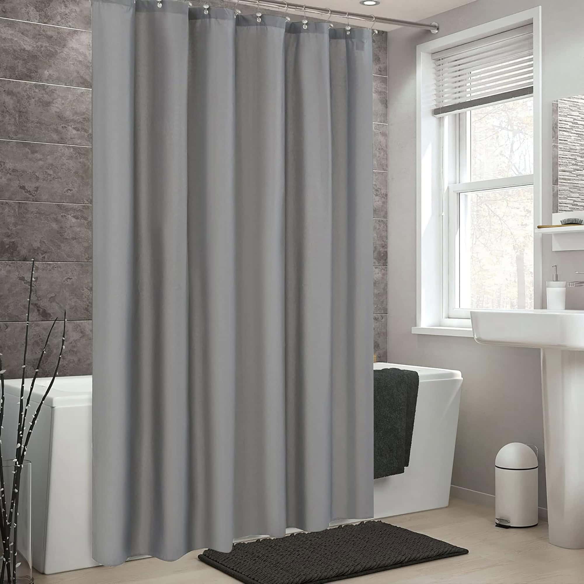 evideco-shower-accessories-doublure-rideau-douche-gris-extra-long image 6