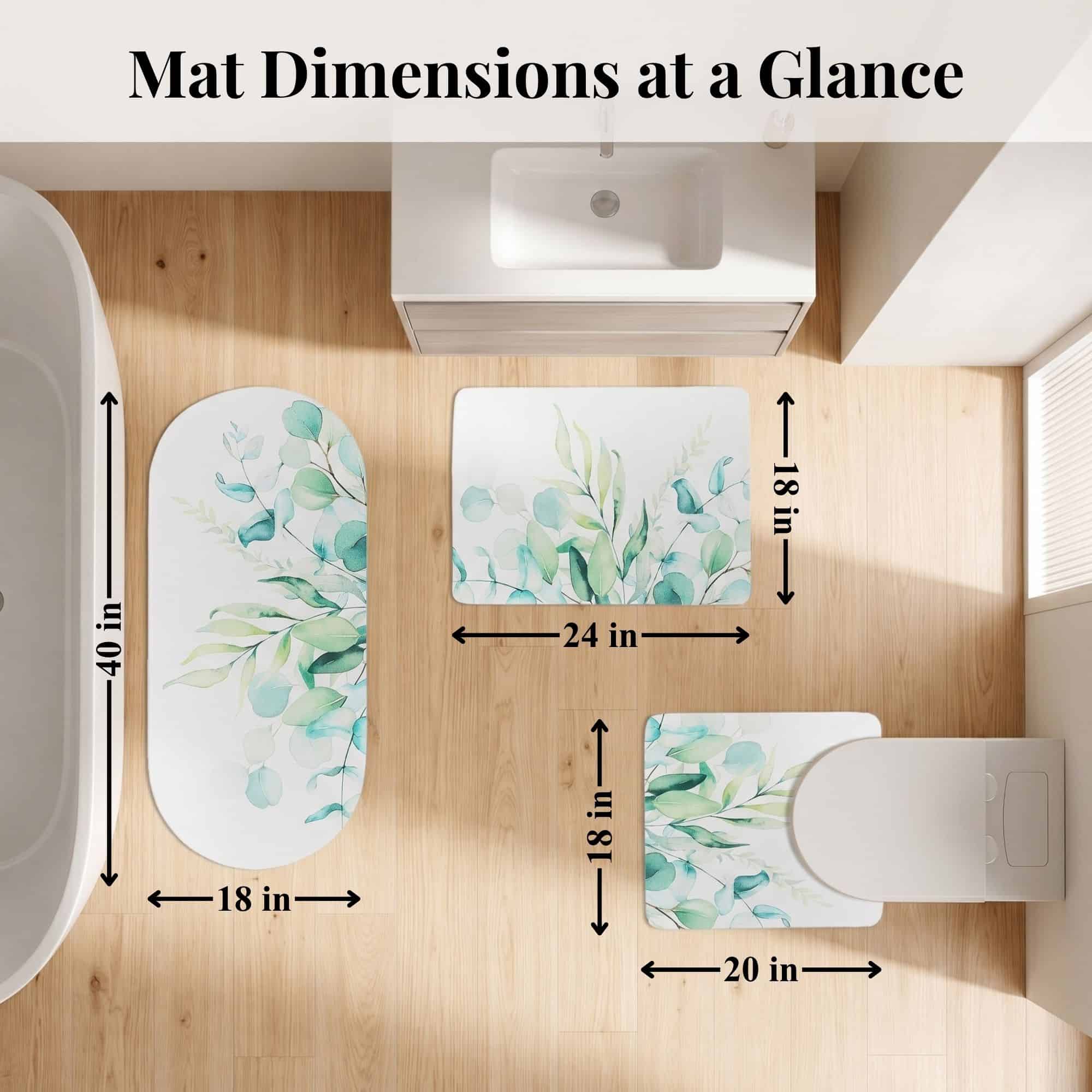 evideco-eucalyptus-mist-lot-3-tapis-de-bain-antid-rapant image 7