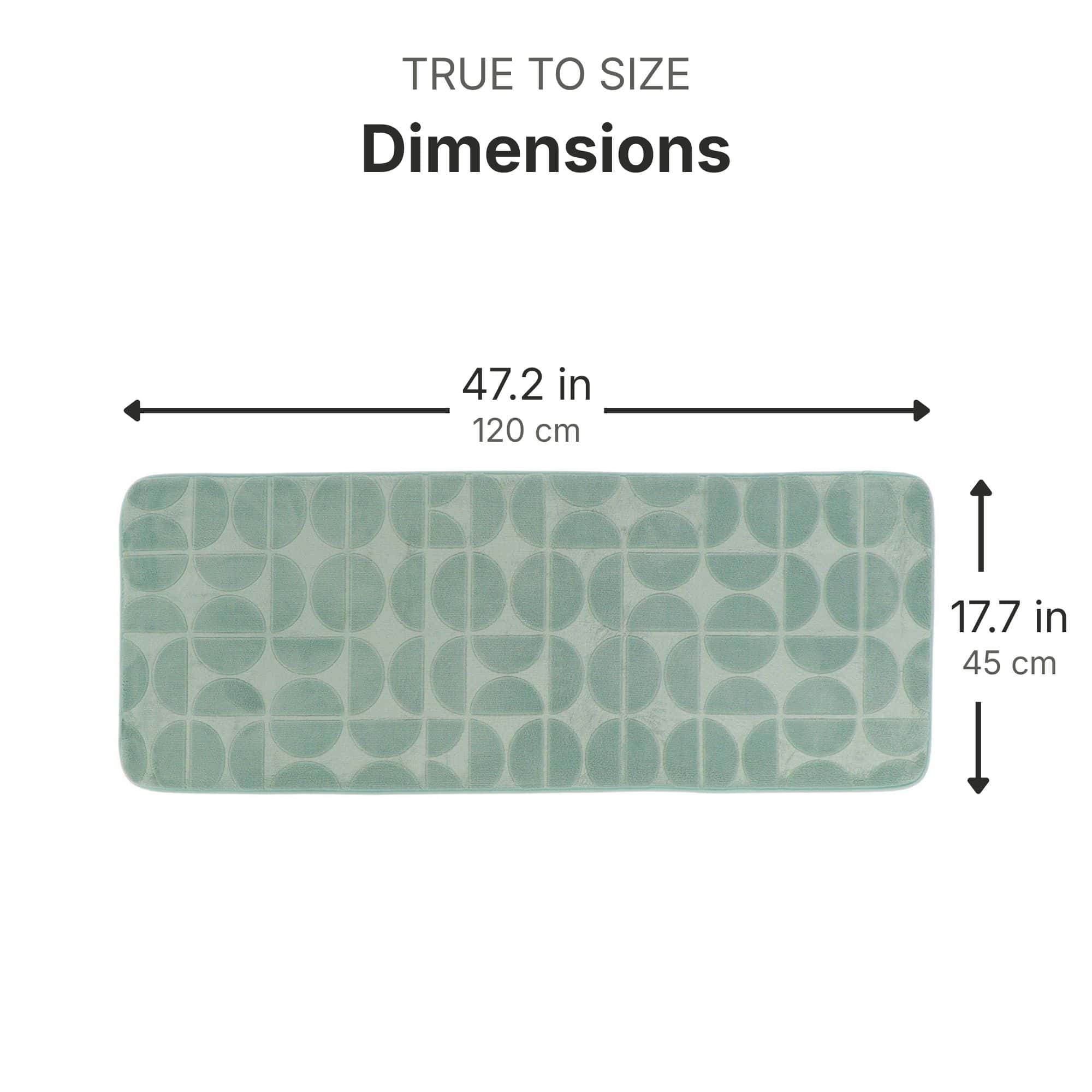 evideco-bathroom-mats-tapis-bain-long-vert-sauge-45x120-cm-m-moire image 4