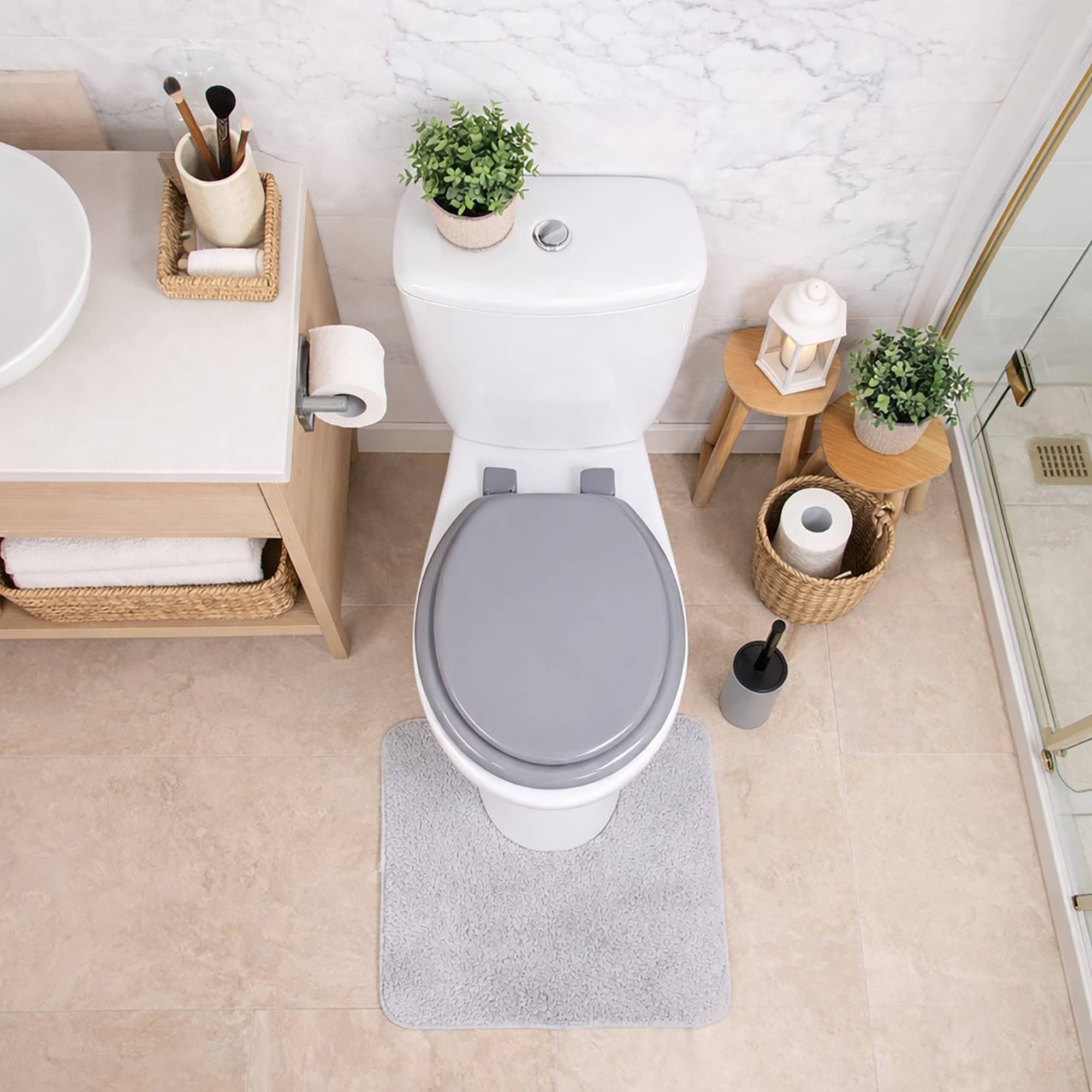 evideco-abattant-wc-rond-bois-moul-gris-17-pouces image 1