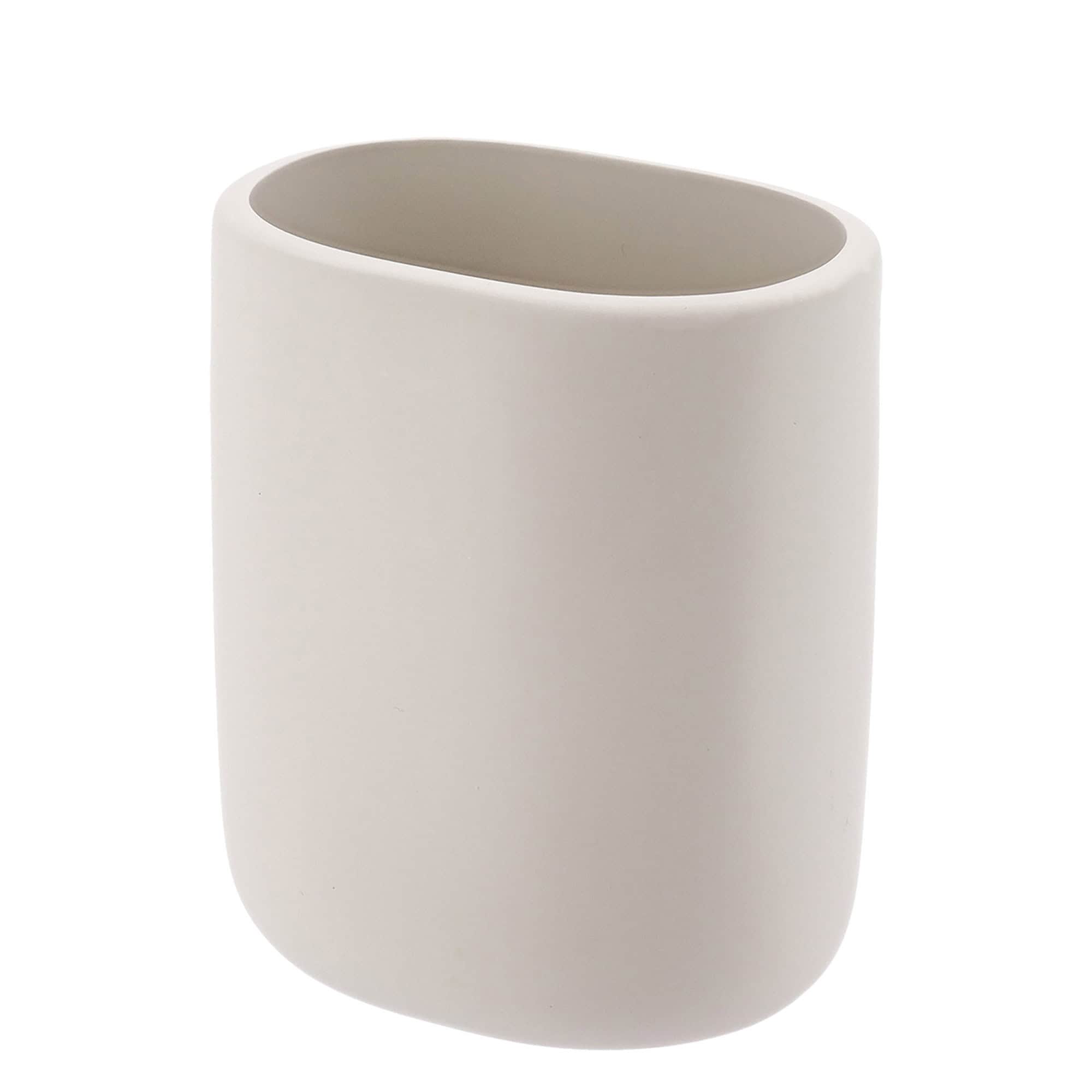 evideco-porte-brosse-dents-ovale-beige-accessoire-bain image 8