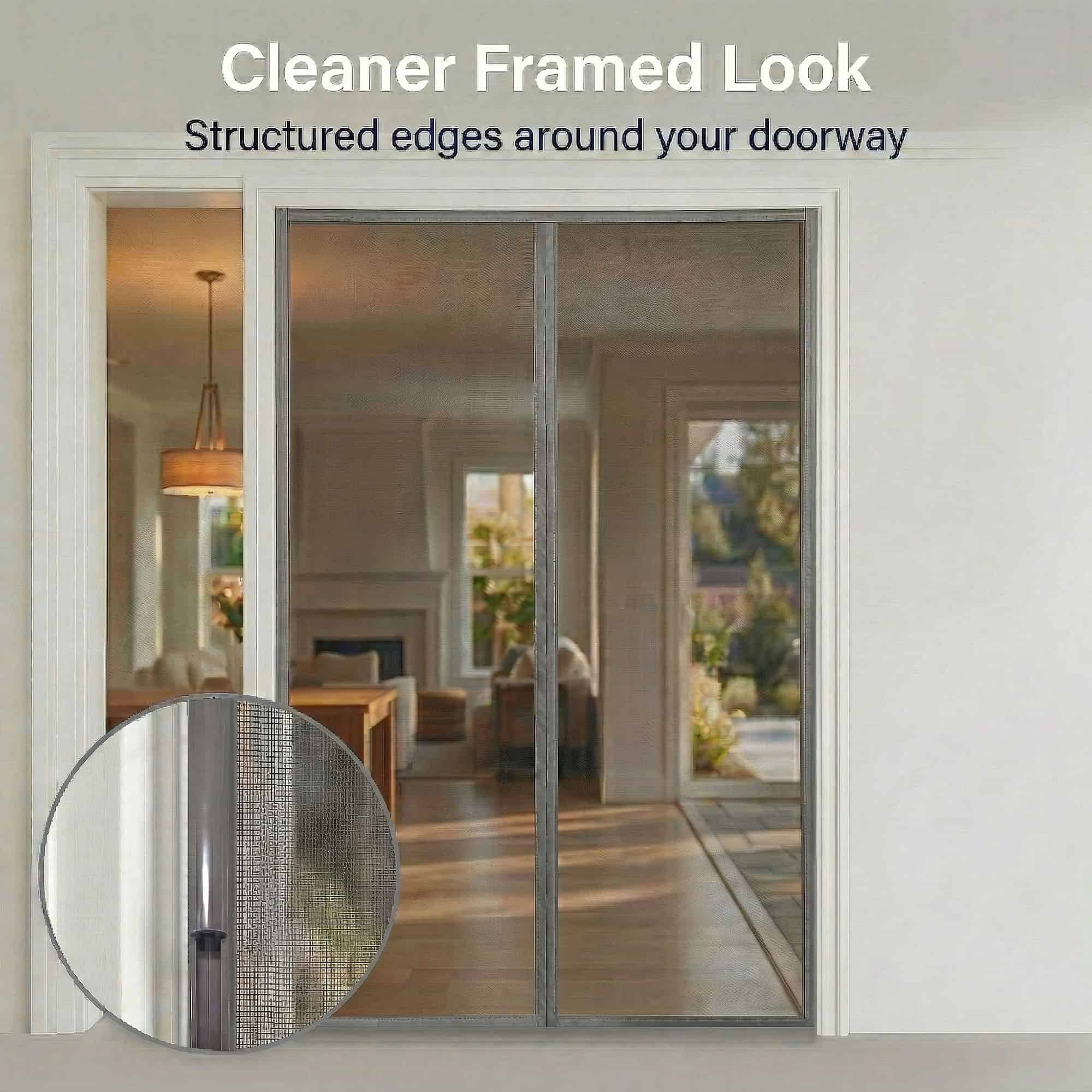 evideco-home-accessories-porte-moustiquaire-magn-tique-gris-99x221-cm image 7
