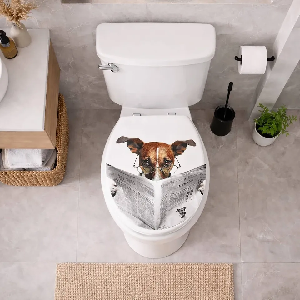 evideco-abattant-wc-allong-bois-motif-chien-jack-russell image 1