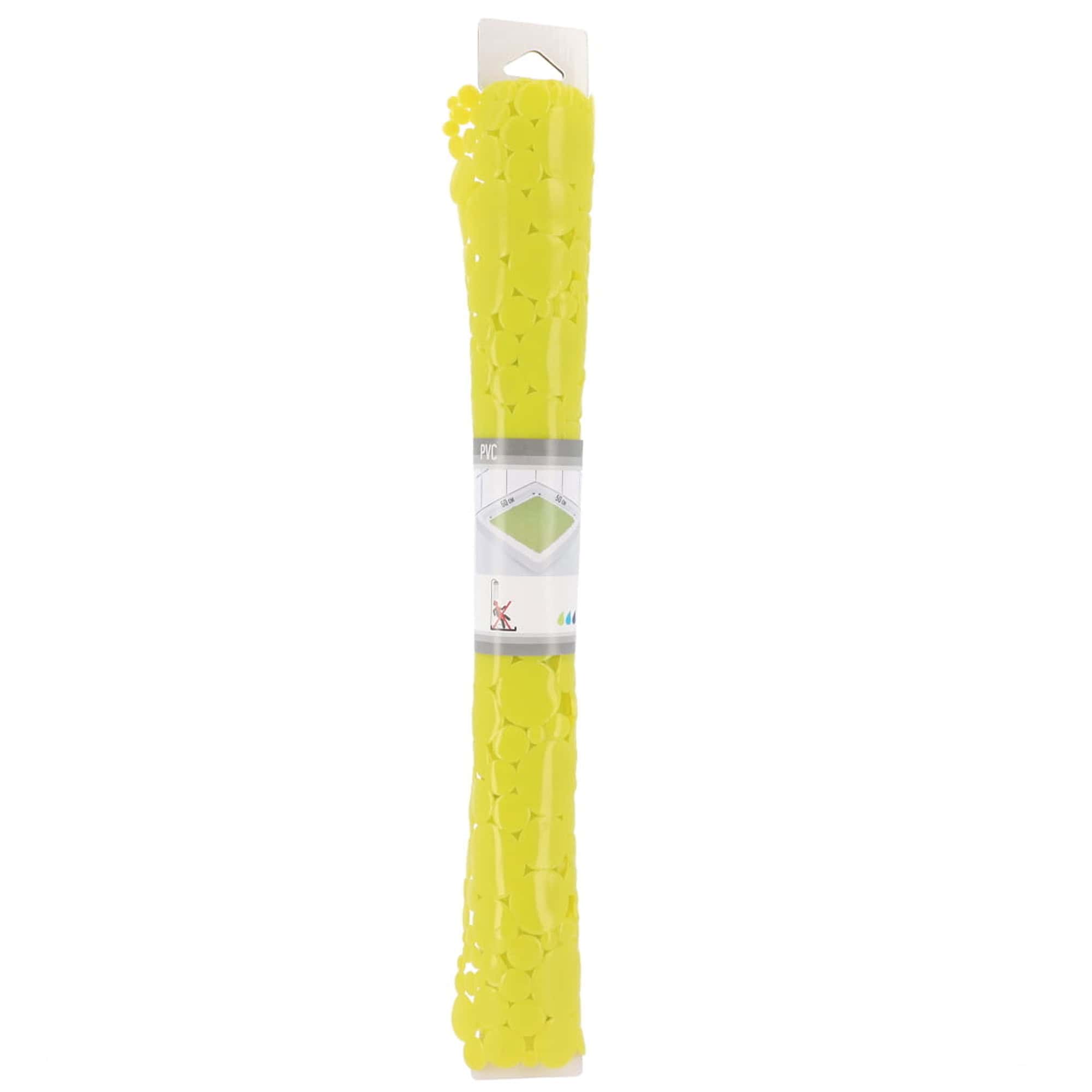 evideco-shower-accessories-tapis-douche-vert-lime-carr-20x20 image 4