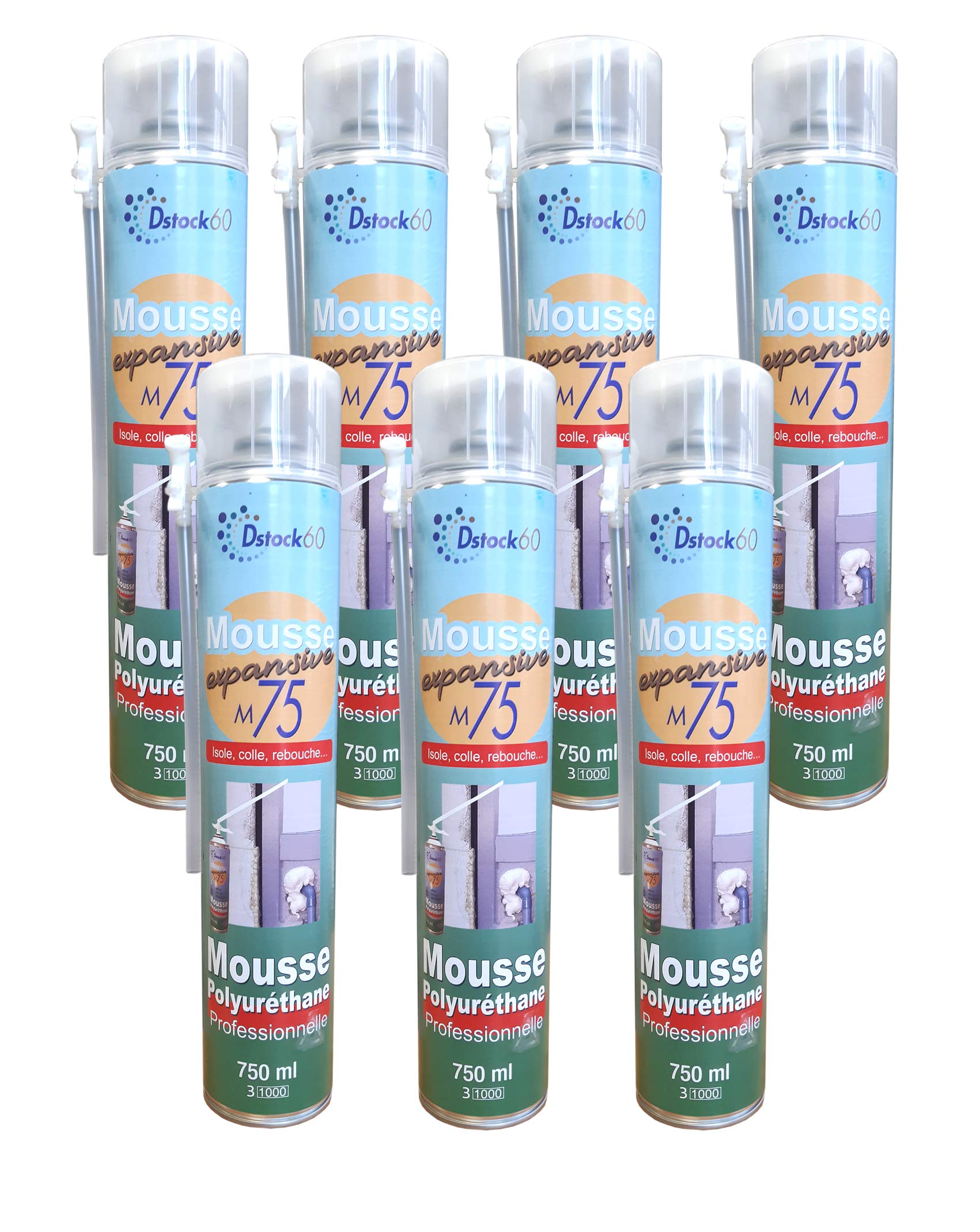 dstock60-mousse-expansive-manuelle-750-ml-lot-de-7 image 1