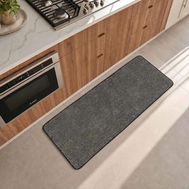 evideco-home-accessories-tapis-cuisine-noir-blanc-122x51-absorbant image 1