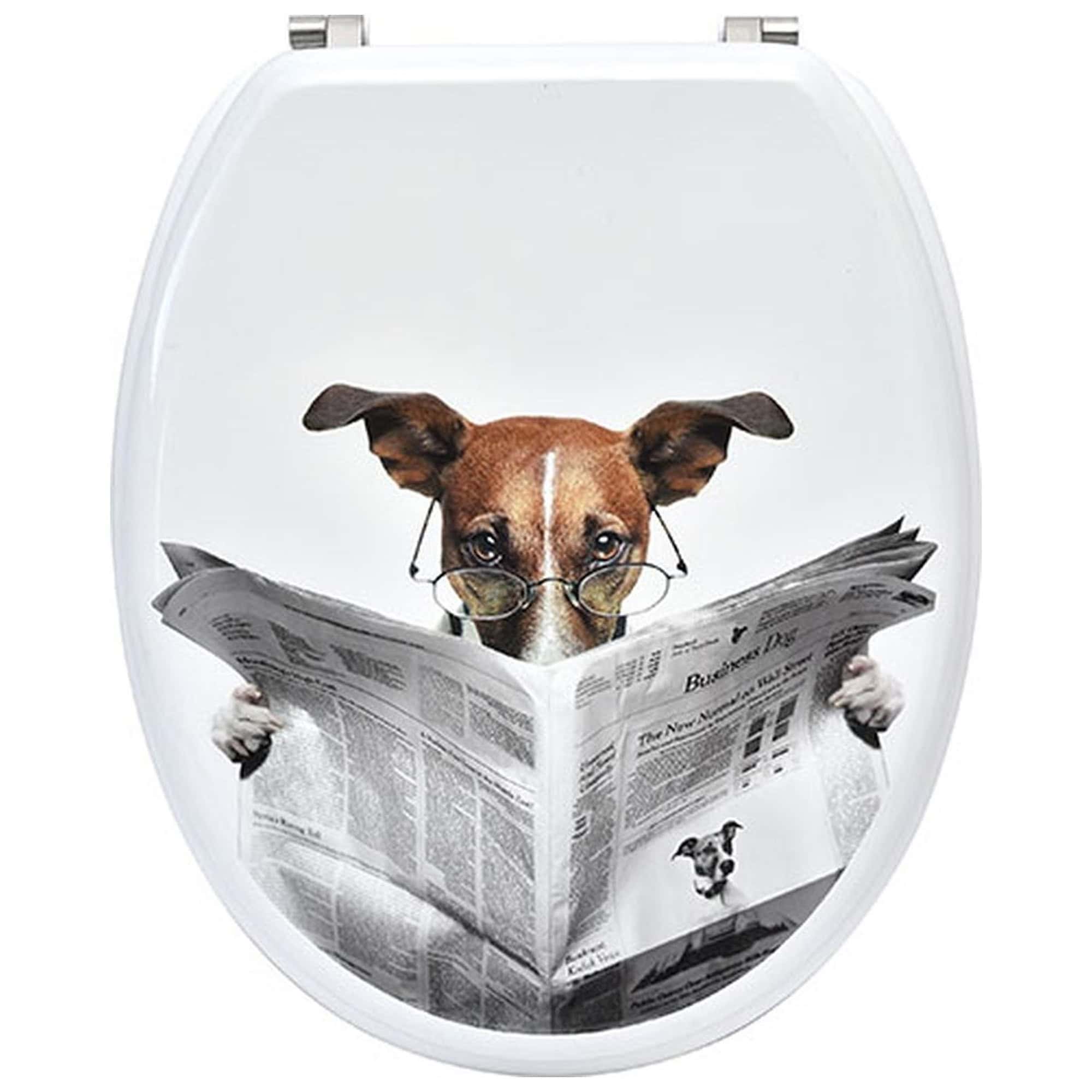 evideco-abattant-wc-allong-bois-motif-chien-jack-russell image 2